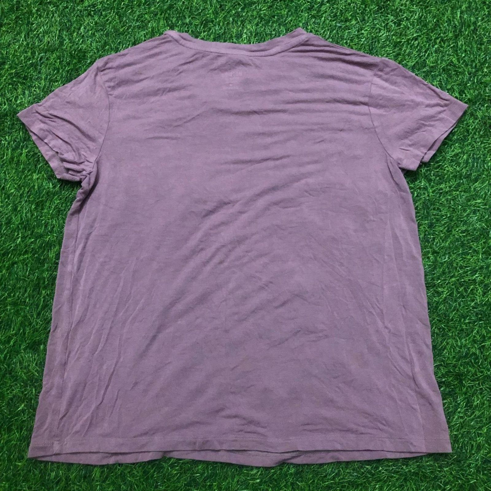 Mossimo Mossimo Supply Co. Burnt Pink Front Pocket Simple Tee Size XS / US 0-2 / IT 36-38 - 2 Thumbnail