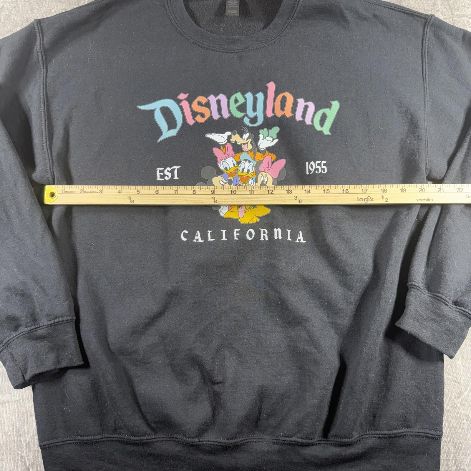 Disney Disney Sweater Women's L Black Disneyland Crewneck Size ONE SIZE - 4 Thumbnail