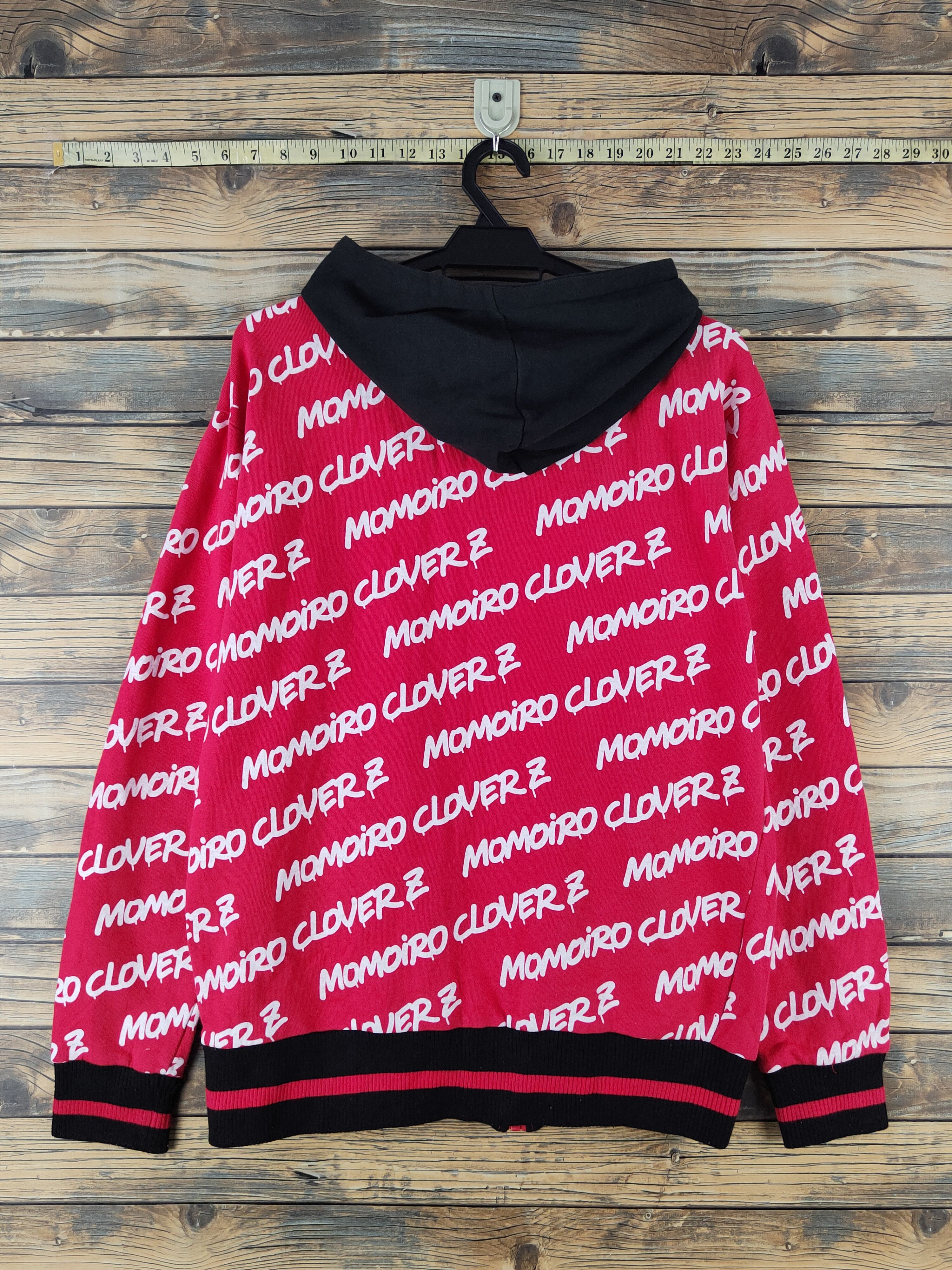 Anime DL Momoiro Clover Z Red Black Hoodie Sweaters #2495 Size US L / EU 52-54 / 3 - 7 Thumbnail