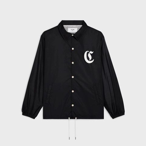Celine o1bcso1str0824 Coach Jacket in Black Size US S / EU 44-46 / 1 - 1 Thumbnail
