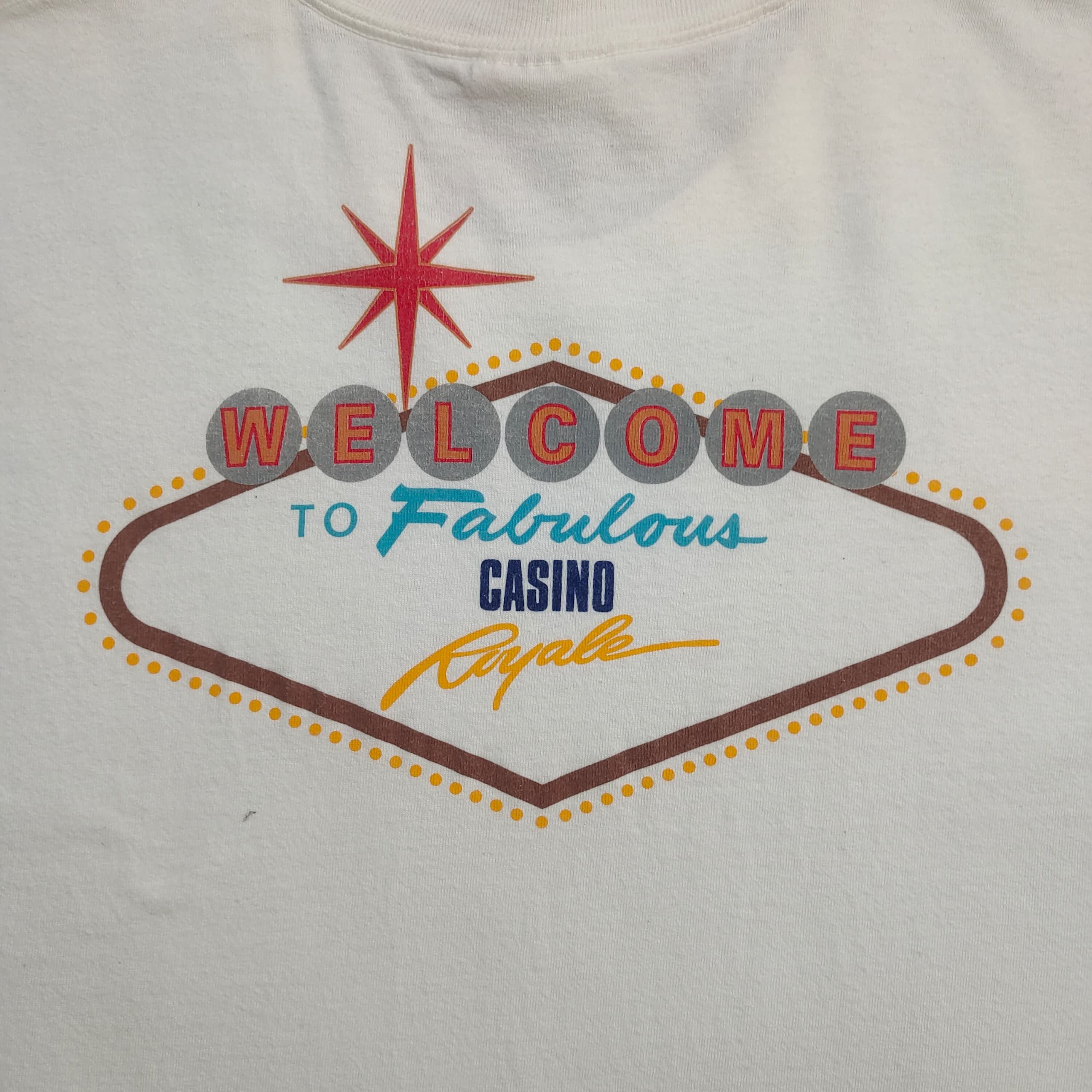 Vintage Vintage Royal Caribbean Casino T-Shirt, Hanes Size US L / EU 52-54 / 3 - 2 Thumbnail