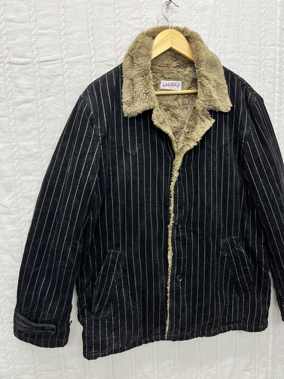 Vintage STEALS💥CARTER'S SHEARLING JACKET Size US XL / EU 56 / 4 - 3 Thumbnail