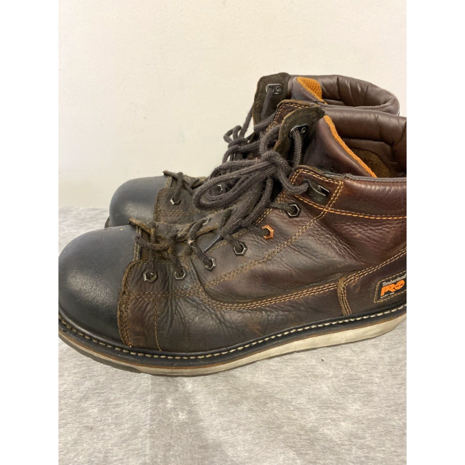 Timberland Timberland Pro Gridworks Alloy Safety Toe Boots Men's Size 13 Brown 0686 Size US 13 / EU 46 - 7 Thumbnail