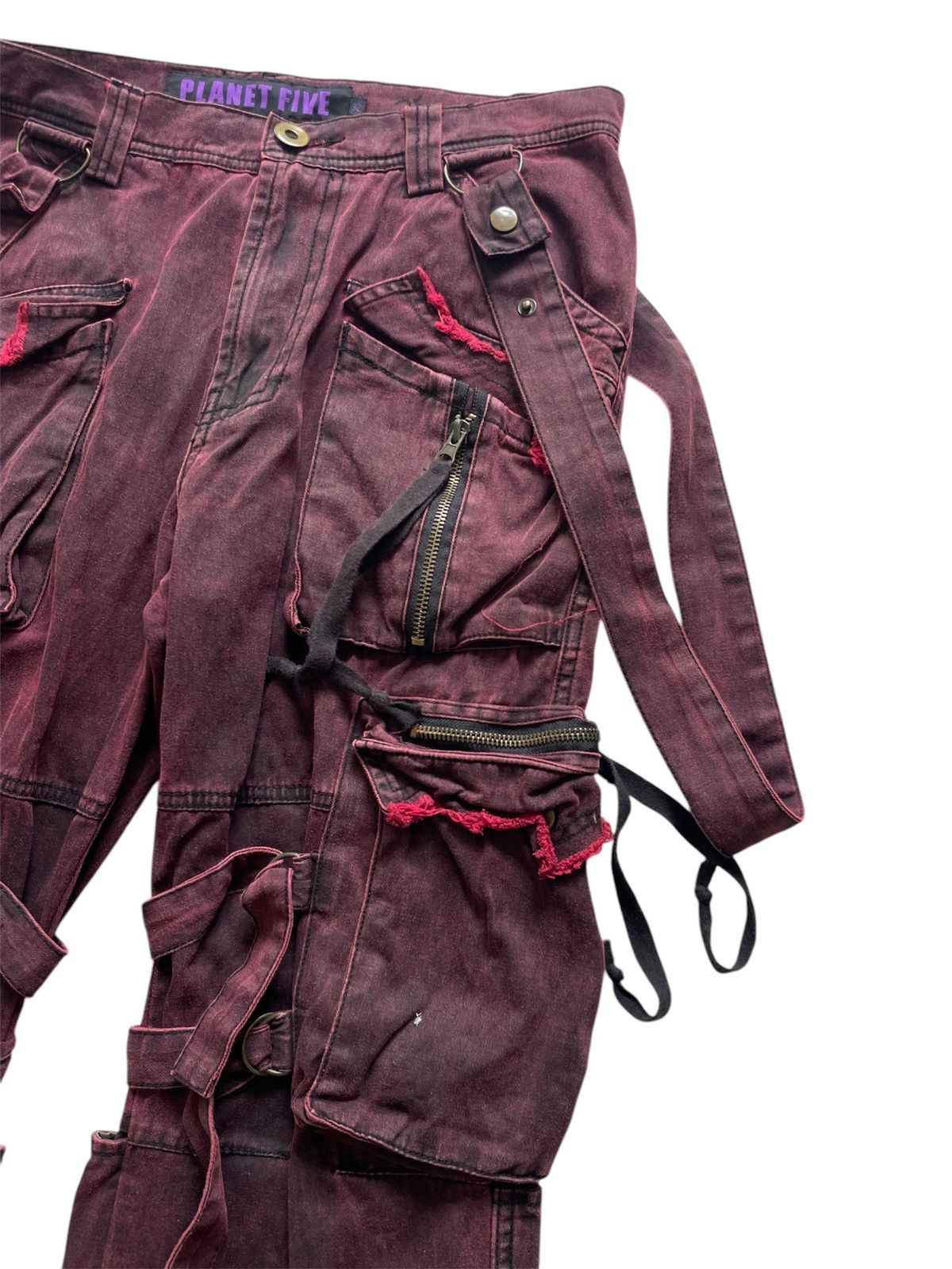 Japanese Brand Vintage Japanese Brand Parachute Bondage Cargo Pant Size US 32 / EU 48 - 8 Thumbnail