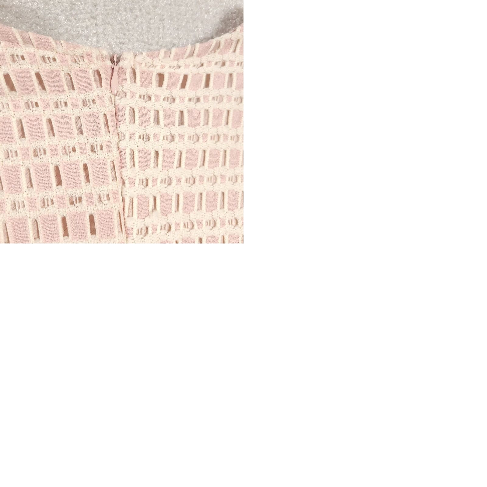 Vintage VINTAGE? No — Cato Dress Women's 10 Blush Pink Lined Shift Sleeveless Zip Size L / US 10 / IT 46 - 9 Thumbnail