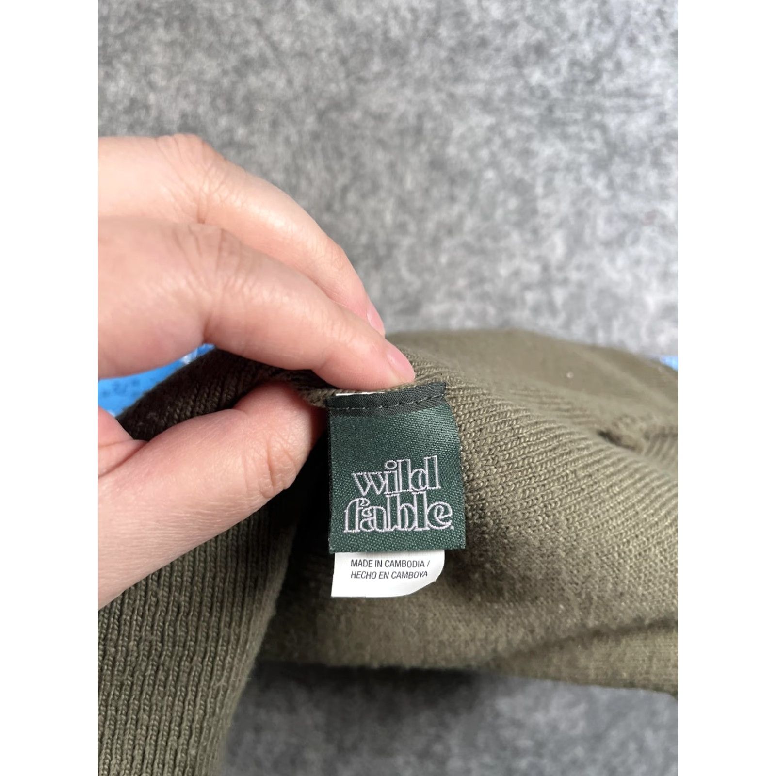 Vintage Wild Fable Beanie Teens One Size Green Knit Lined Stretch Casual Winter Hat Size ONE SIZE - 6 Thumbnail