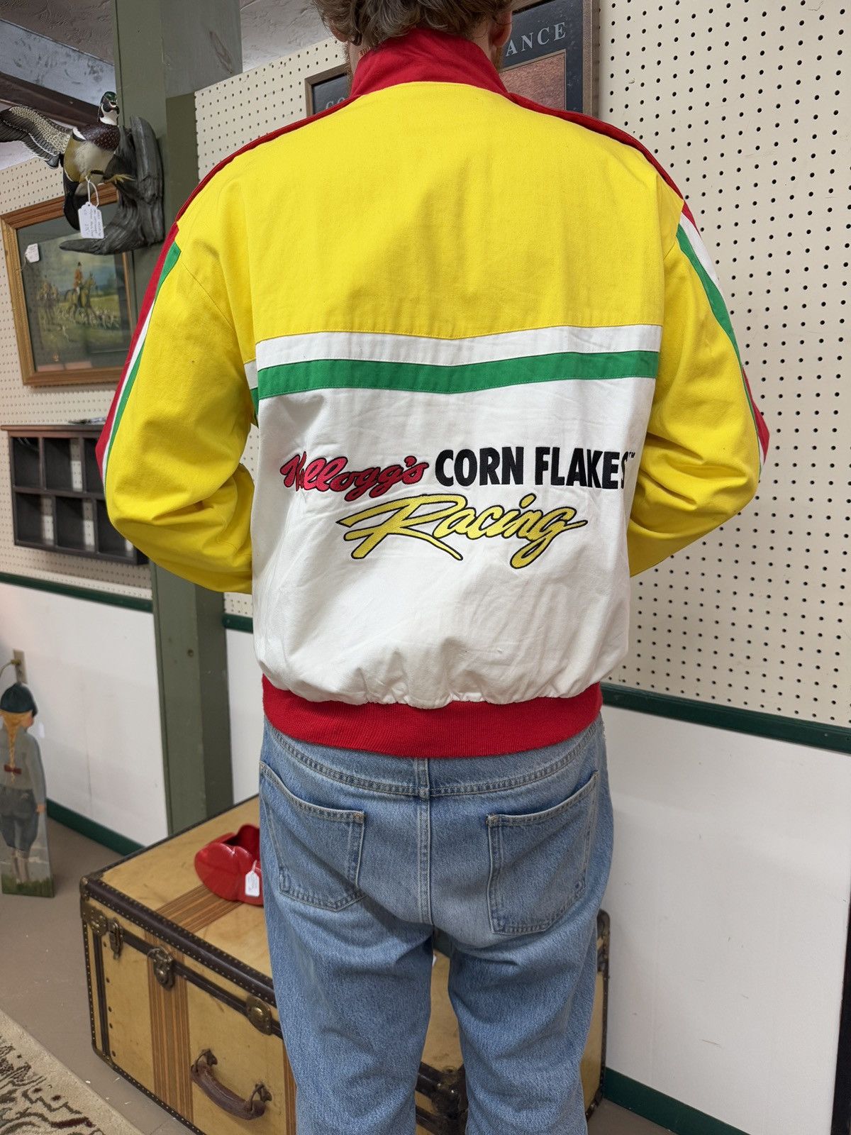 NASCAR × Vintage Vintage NASCAR Kellogg’s Racing Jacket - 90s Y2K Motorsports Size US L / EU 52-54 / 3 - 4 Thumbnail