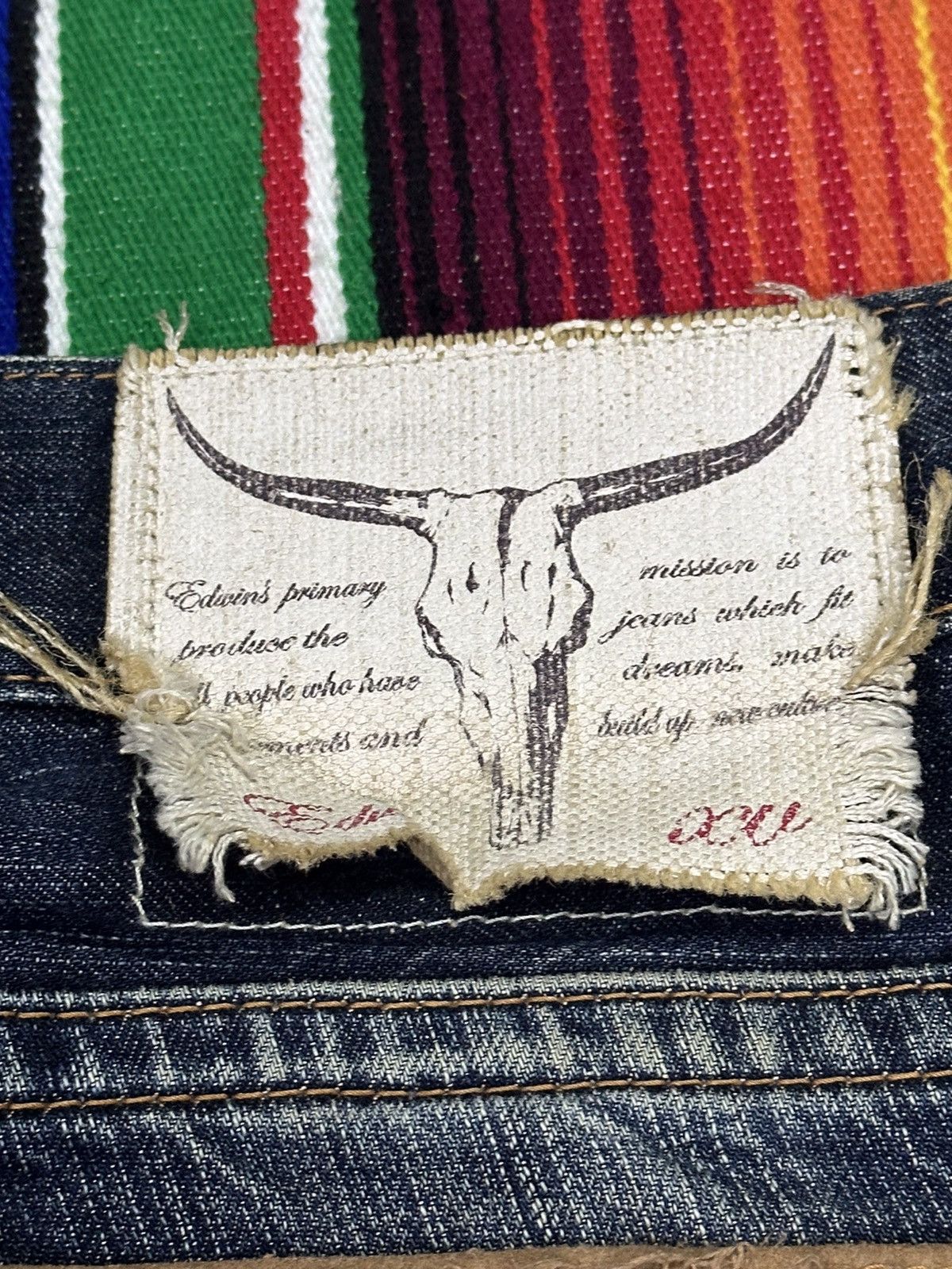 Kapital 💥Edwin Bull💥 Tag Waist Navajo Crazy Design 💥 Size US 34 / EU 50 - 14 Thumbnail