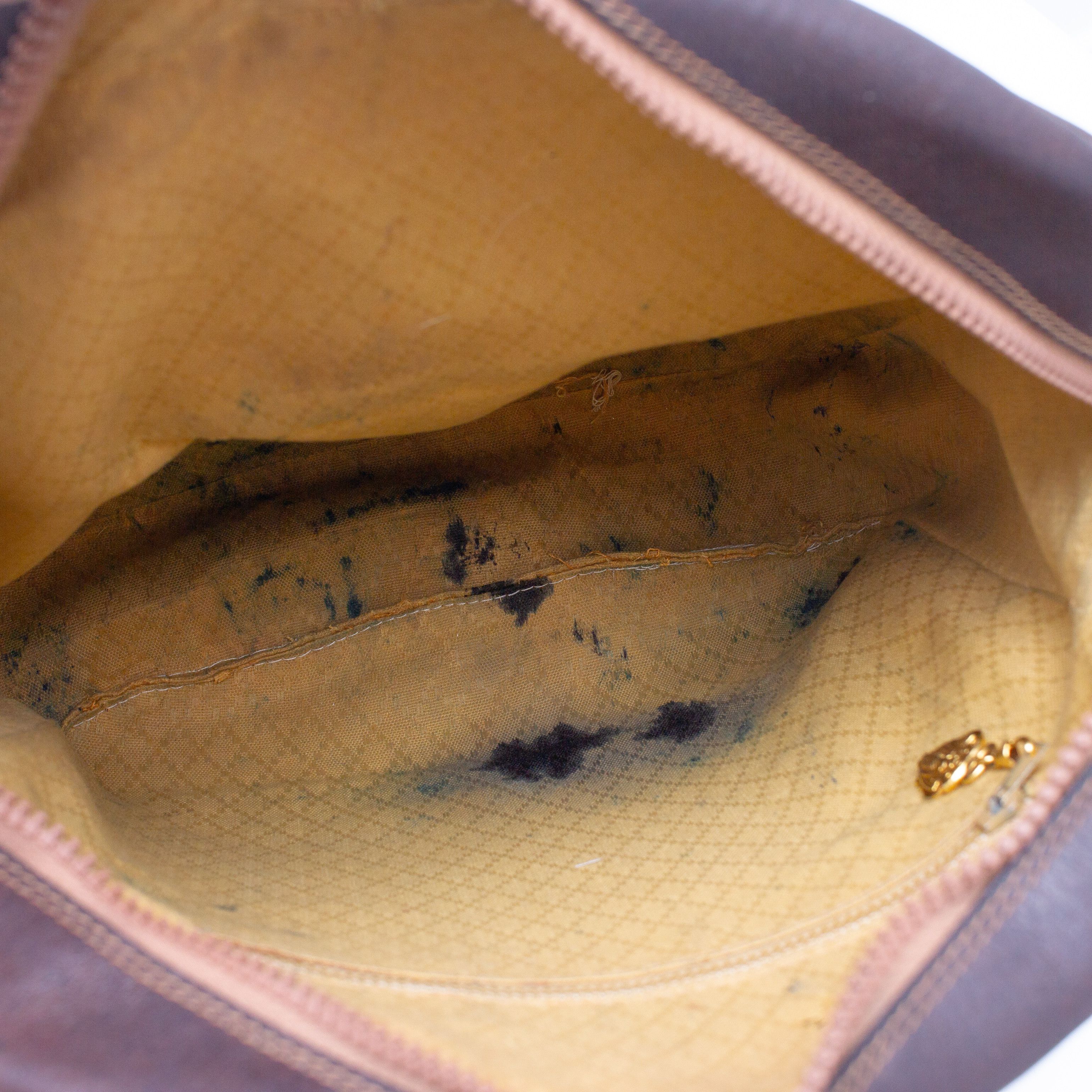 Gucci × Vintage VTG Gucci Brown GG Supreme Canvas and Leather Crossbody Bag Size ONE SIZE - 13 Thumbnail