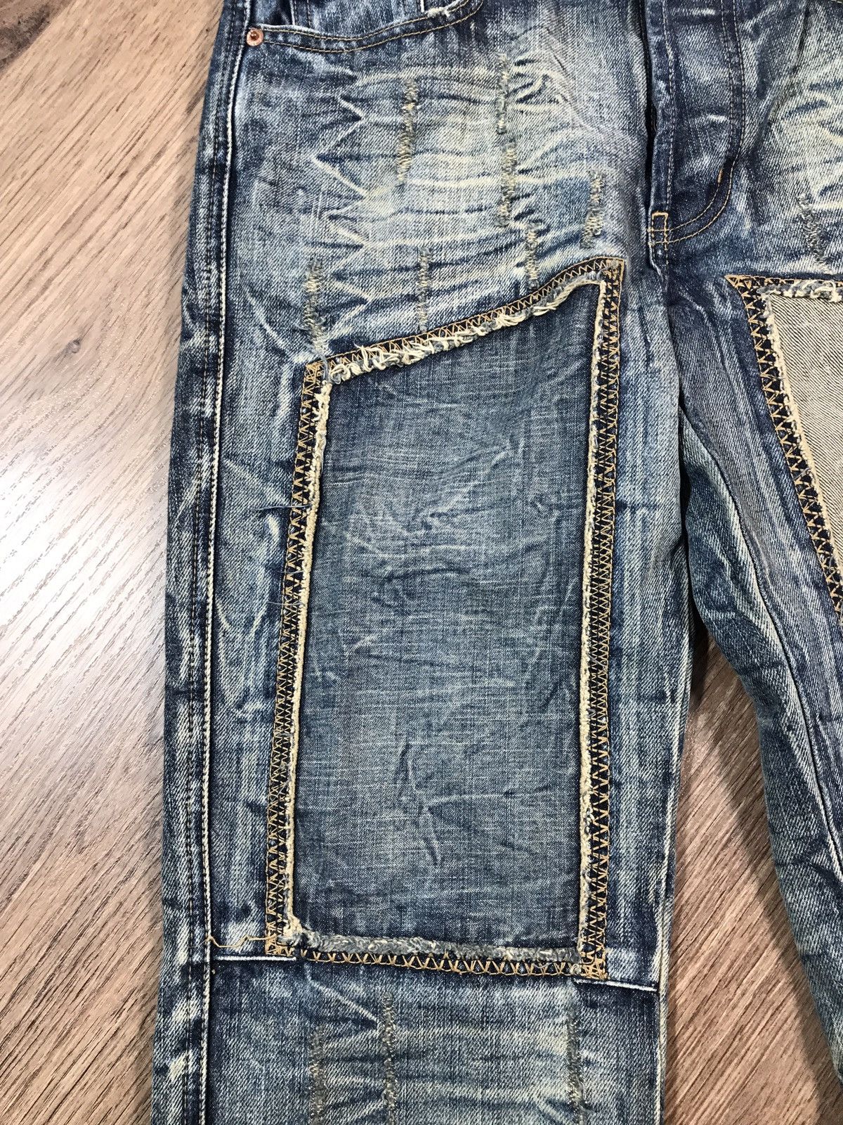 Japanese Brand × Vintage Vintage Distressed Denim Pants Jeans Size 28" / US 6 / IT 42 - 7 Thumbnail