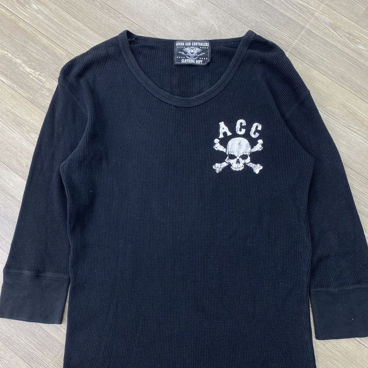 If Six Was Nine 2000s ACC Japanese Cross Bone Punk Lgb Y2K Style Reglan Tee Size US M / EU 48-50 / 2 - 11 Thumbnail