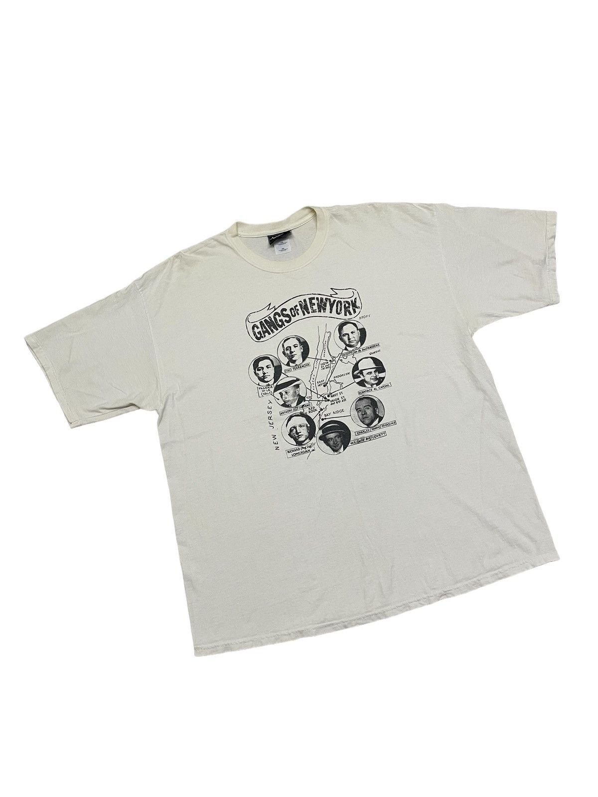 Vintage VINTAGE GANGS OF NEWYORK By KEEP DIGGING NYC TEES Size US XXL / EU 58 / 5 - 7 Thumbnail