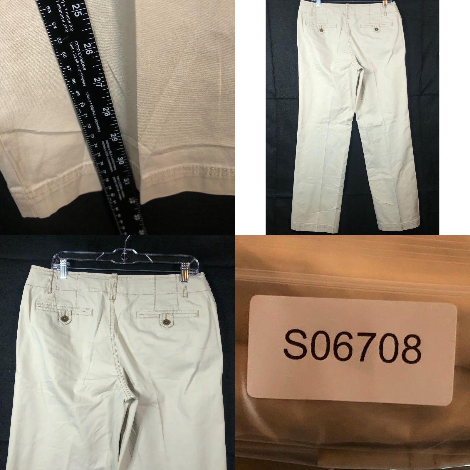 Eddie Bauer Eddie Bauer Womens Pants Tan Vashon Fit Cotton Blend Stretch 8 Size 24" / US 00 / IT 34 - 8 Thumbnail