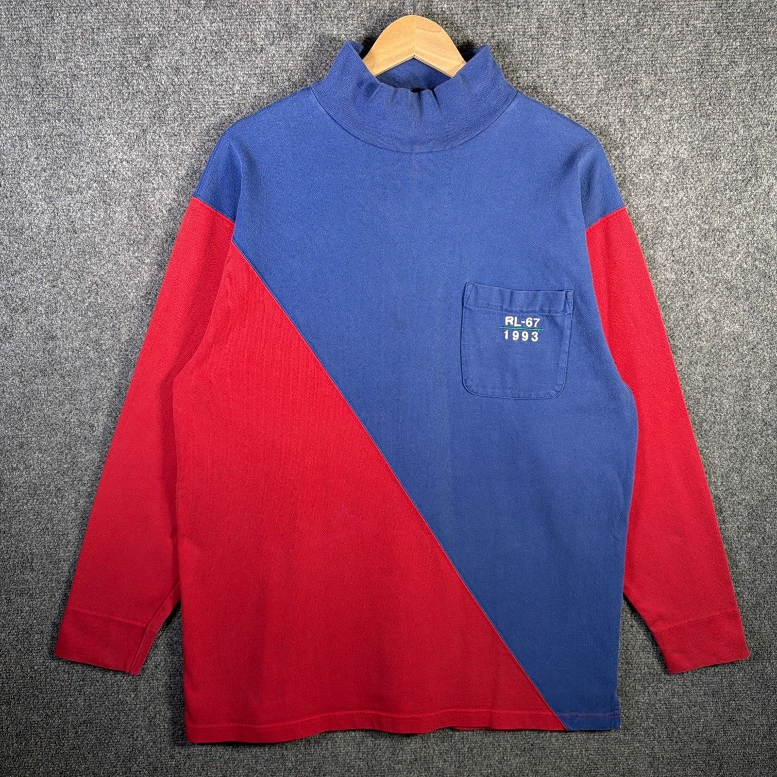 Polo Ralph Lauren Vintage Polo Ralph Lauren Shirt Medium 90s Long Sleeve 1993 Size US M / EU 48-50 / 2 - 1 Thumbnail
