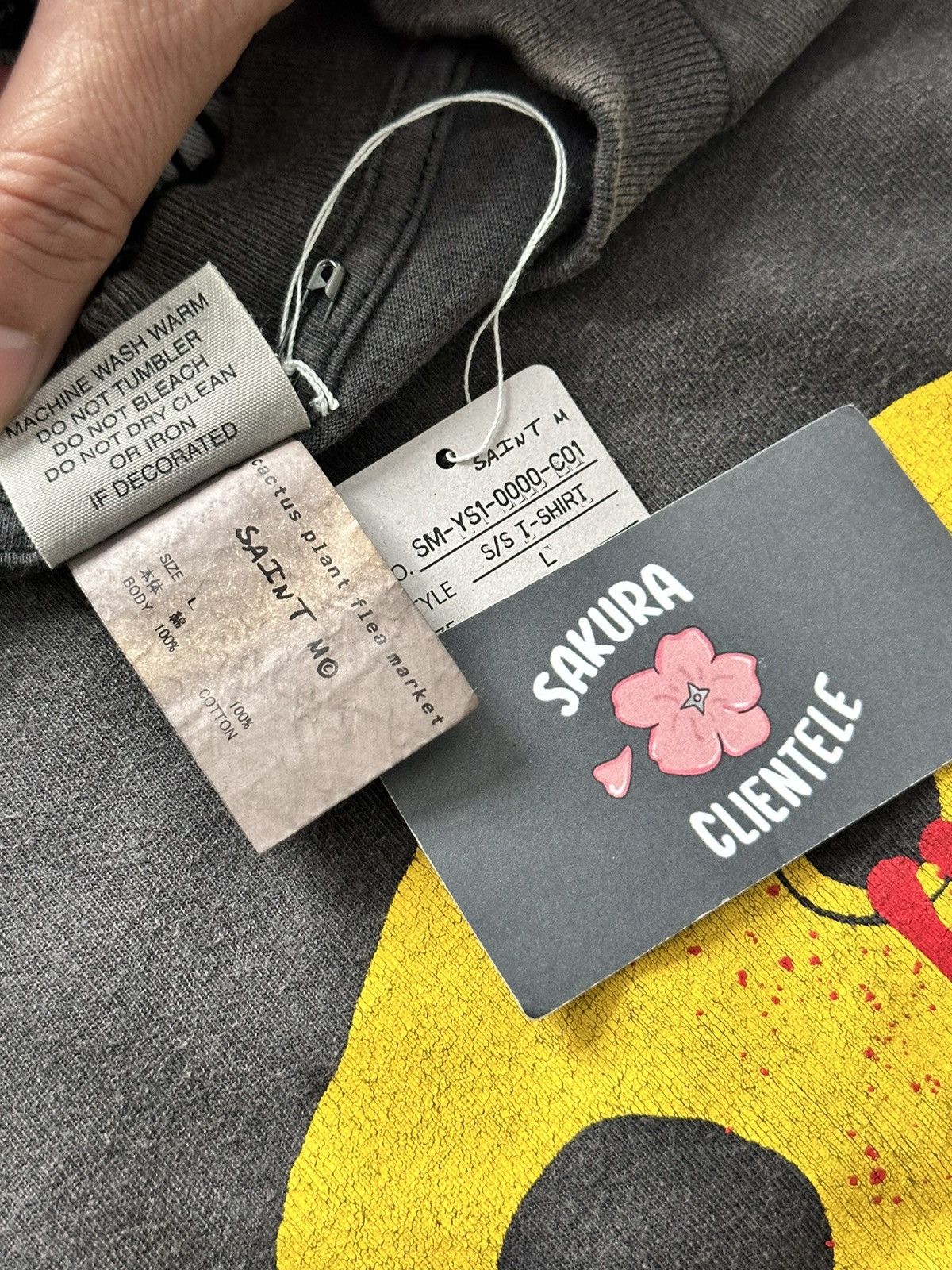 Cactus Plant Flea Market × Japanese Brand × Saint Michael Saint Michael CPFM Mxxxxx Cactus Plant Flea Market Tee Shirt Size US L / EU 52-54 / 3 - 3 Thumbnail