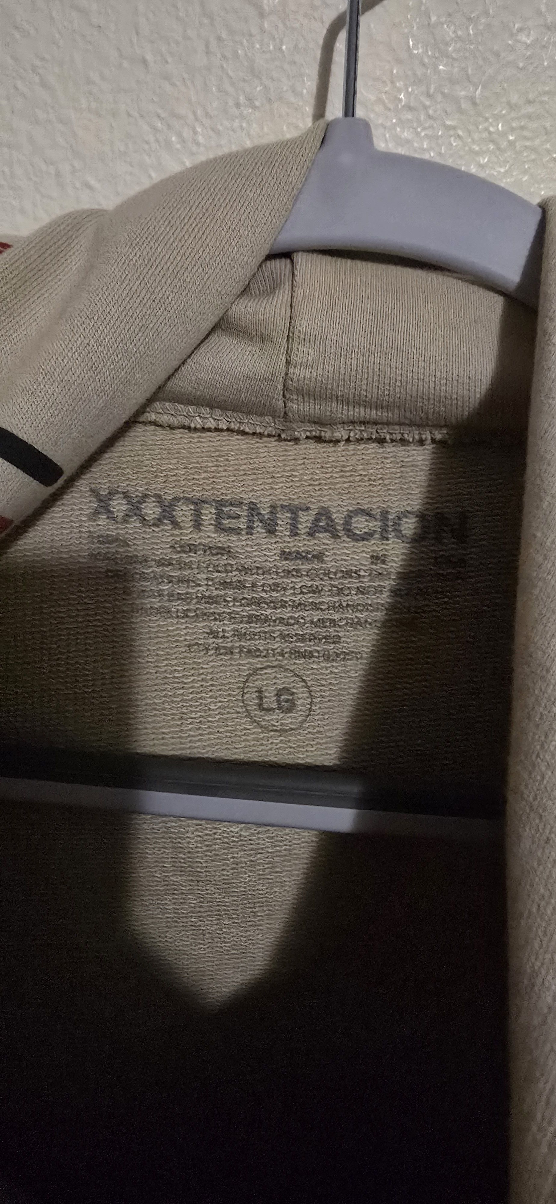 Revenge xxxtentacion tattoo hoodie Size US L / EU 52-54 / 3 - 4 Thumbnail