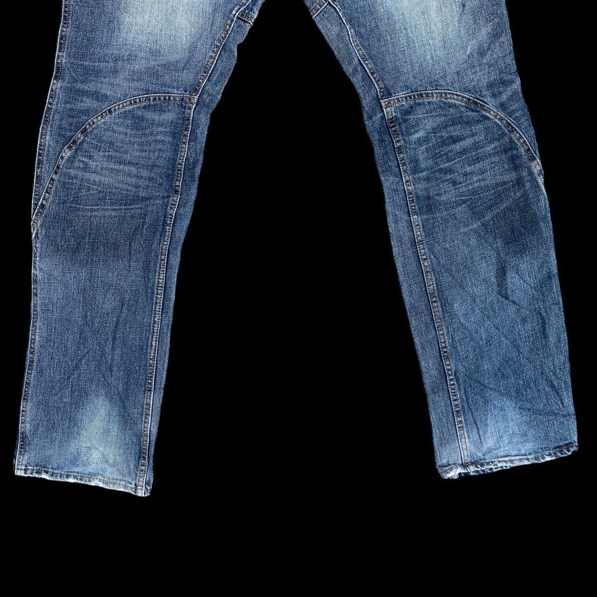 Japanese Brand Multi Pocket Made In Heaven Bondage Faded Blue Denim Jeans Size US 36 / EU 52 - 11 Thumbnail