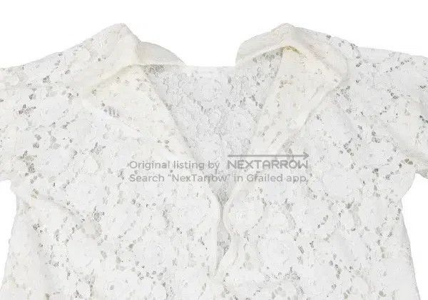 Comme des Garcons Comme Des Garcons White vintage lace patterned dress Size XS / US 0-2 / IT 36-38 - 7 Thumbnail