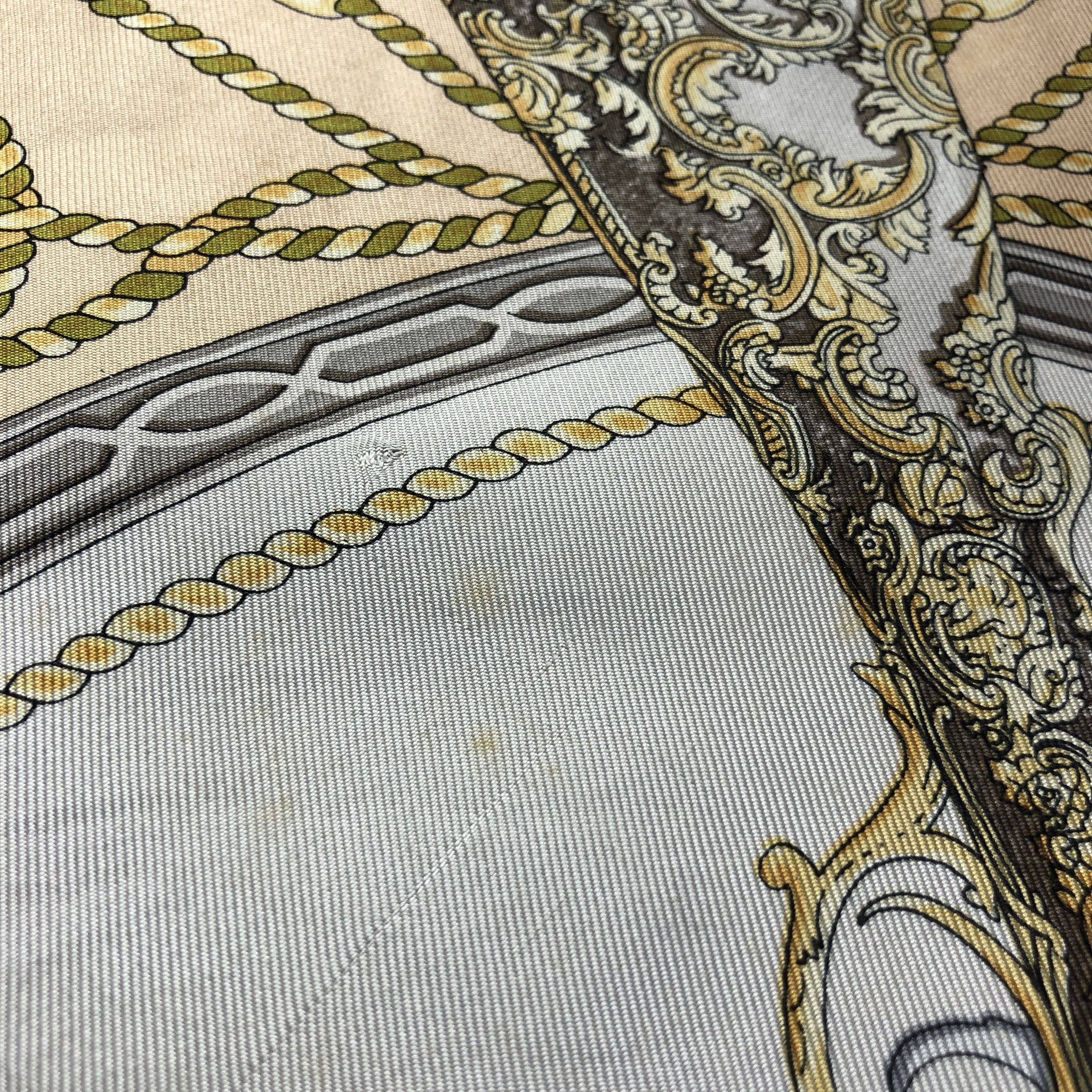 Lancel Vintage Lancel Luxury Baroque Silk Scarf M938 Size ONE SIZE - 19 Thumbnail