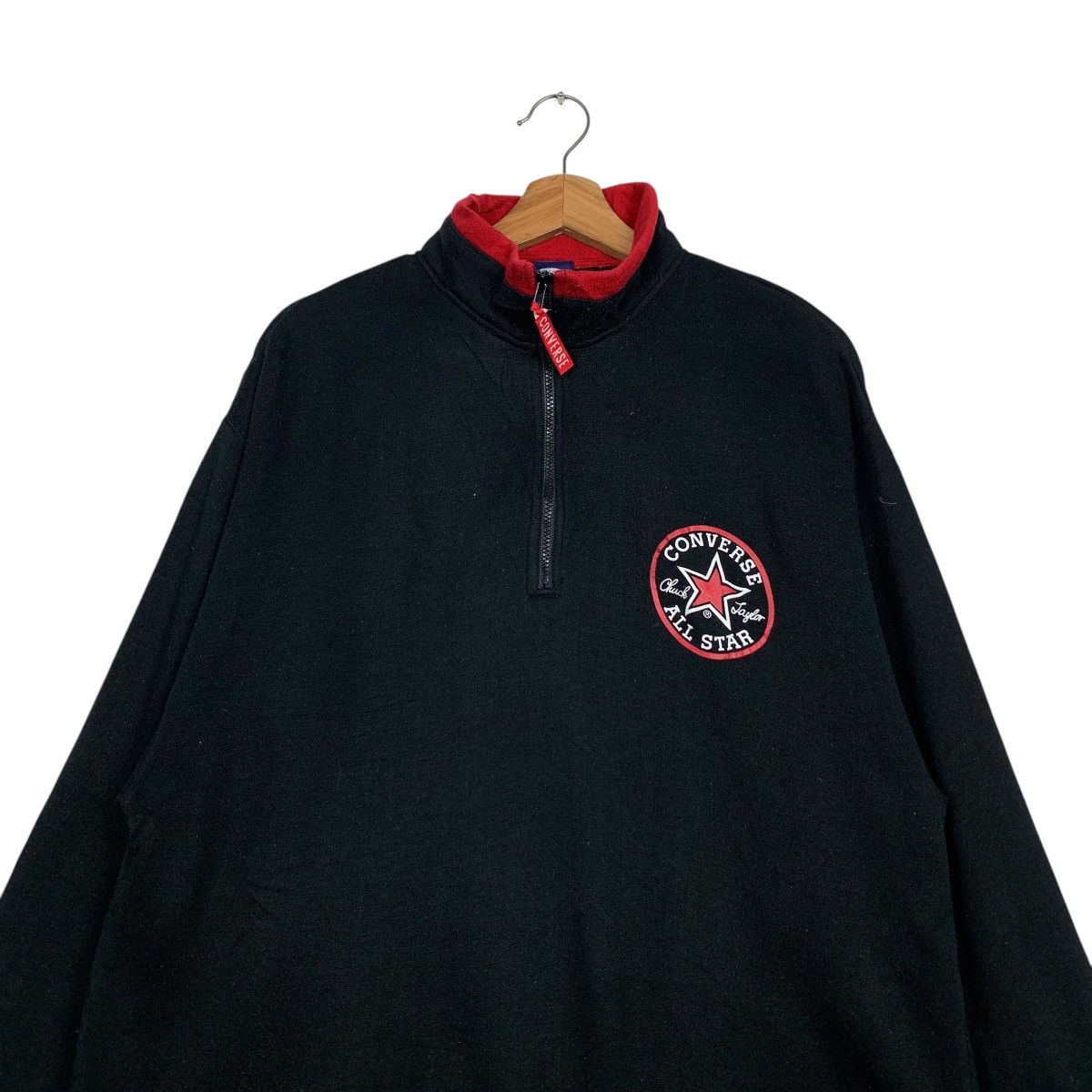 Converse CONVERSE Half Zip Turtleneck Pullover Sweater #2206-C97 Size US M / EU 48-50 / 2 - 2 Thumbnail