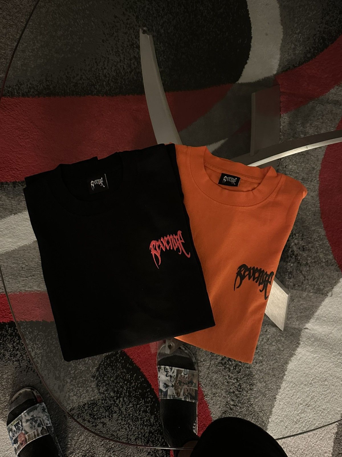 Two revenge kill hand tees Tops