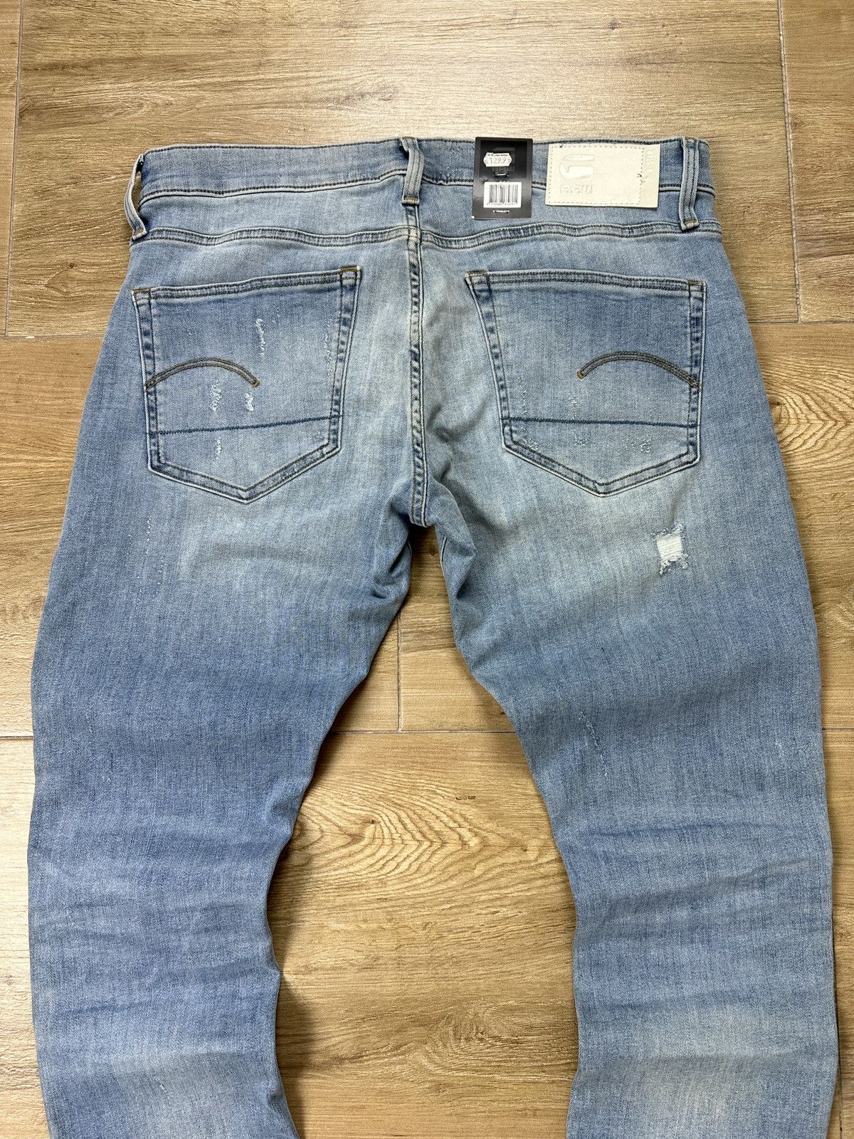 G-Star NEW🏷️ G-Star Raw 3301 Deconstructed Super Slim Denim Jeans Size US 34 / EU 50 - 10 Thumbnail