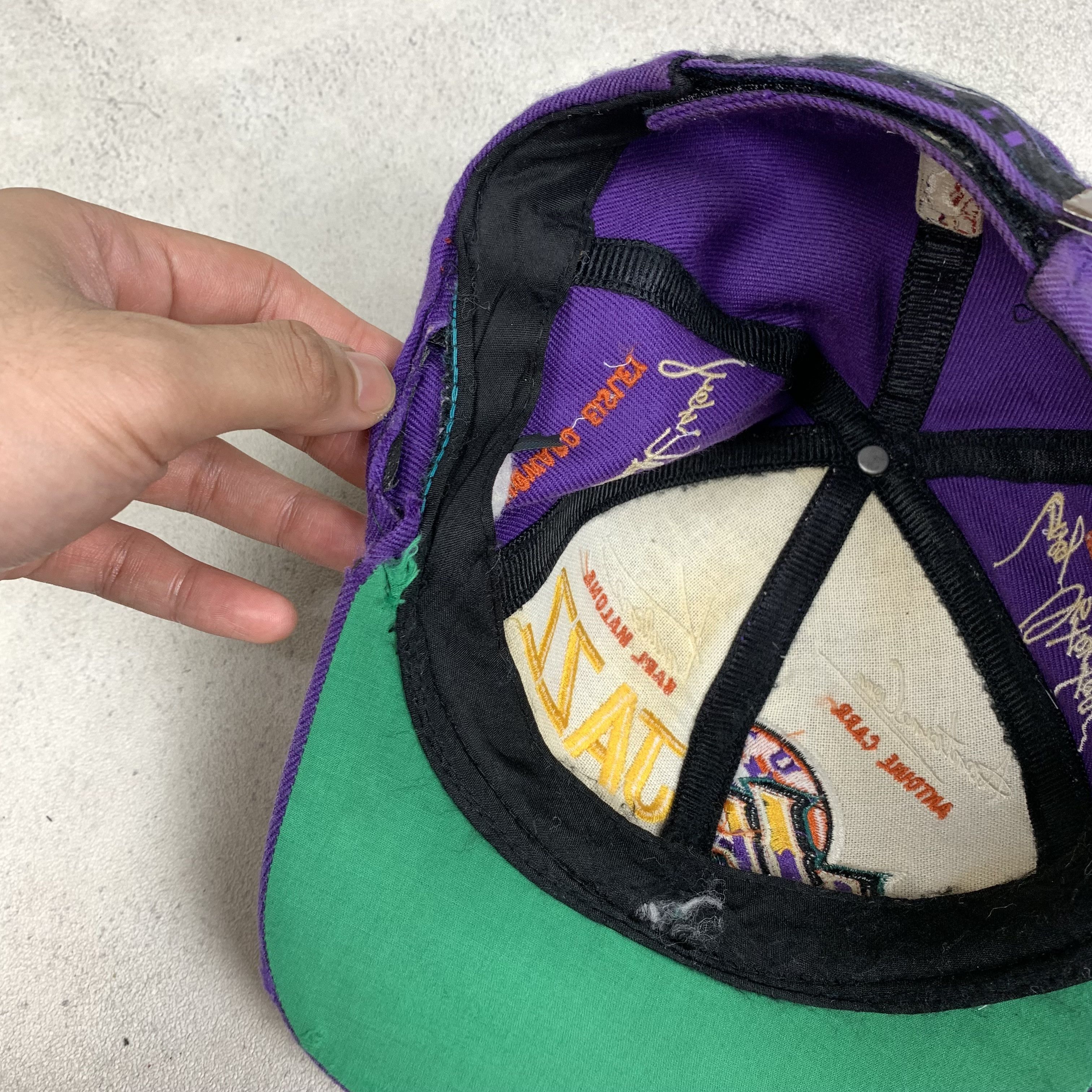 NBA Vintage NBA Utah Jazz Hat Size ONE SIZE - 9 Thumbnail