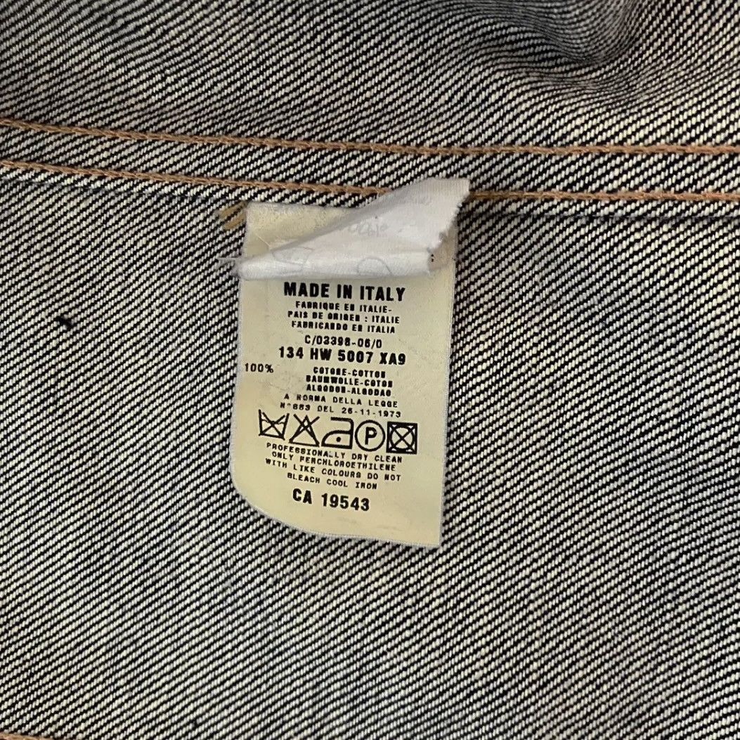 Helmut Lang Helmut Lang 00s 3rd Denim Trucker Jacket Size US XXS / EU 40 - 5 Thumbnail