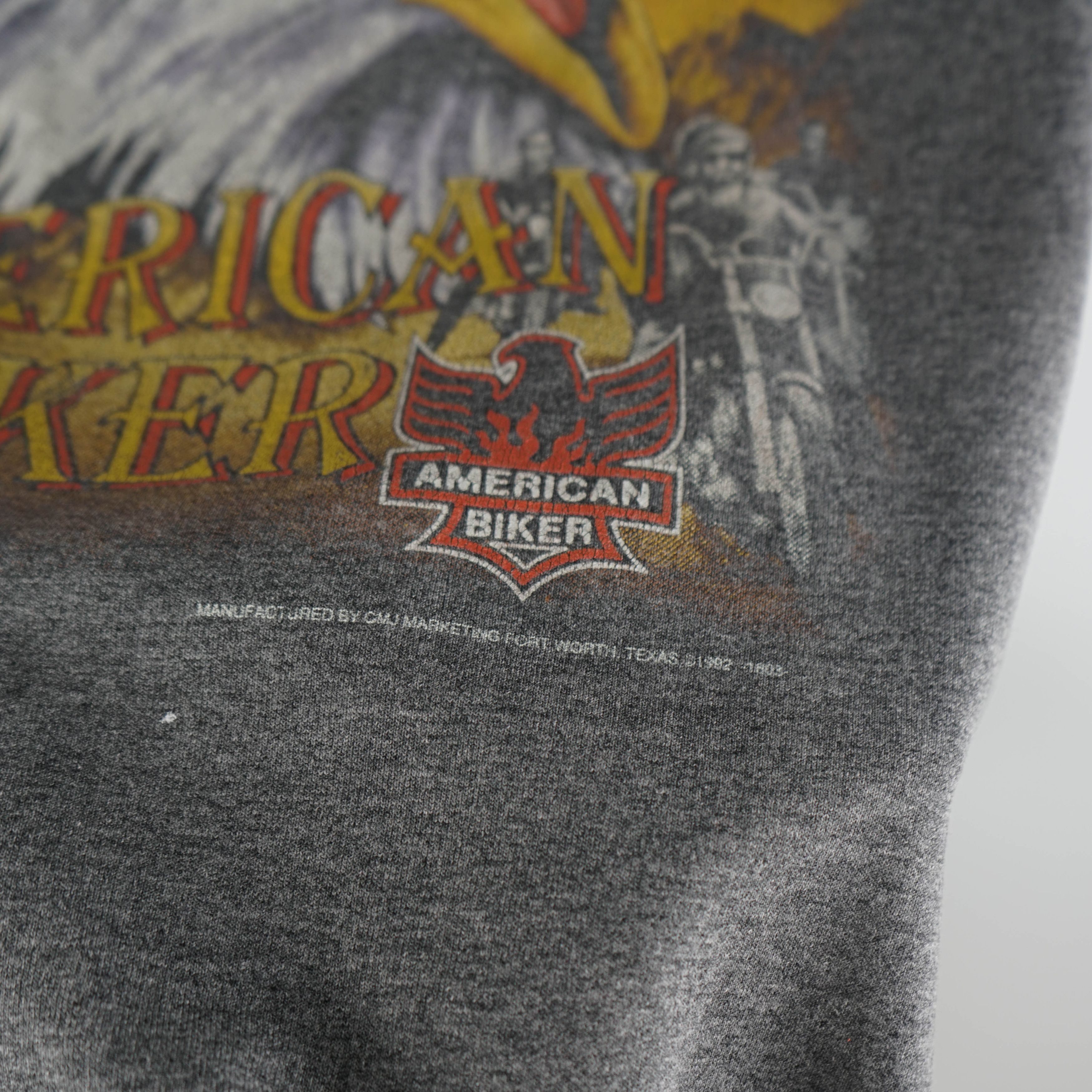 Harley Davidson × Vintage Vintage 1993 American Biker Bald Eagle T-Shirt Size US M / EU 48-50 / 2 - 10 Thumbnail