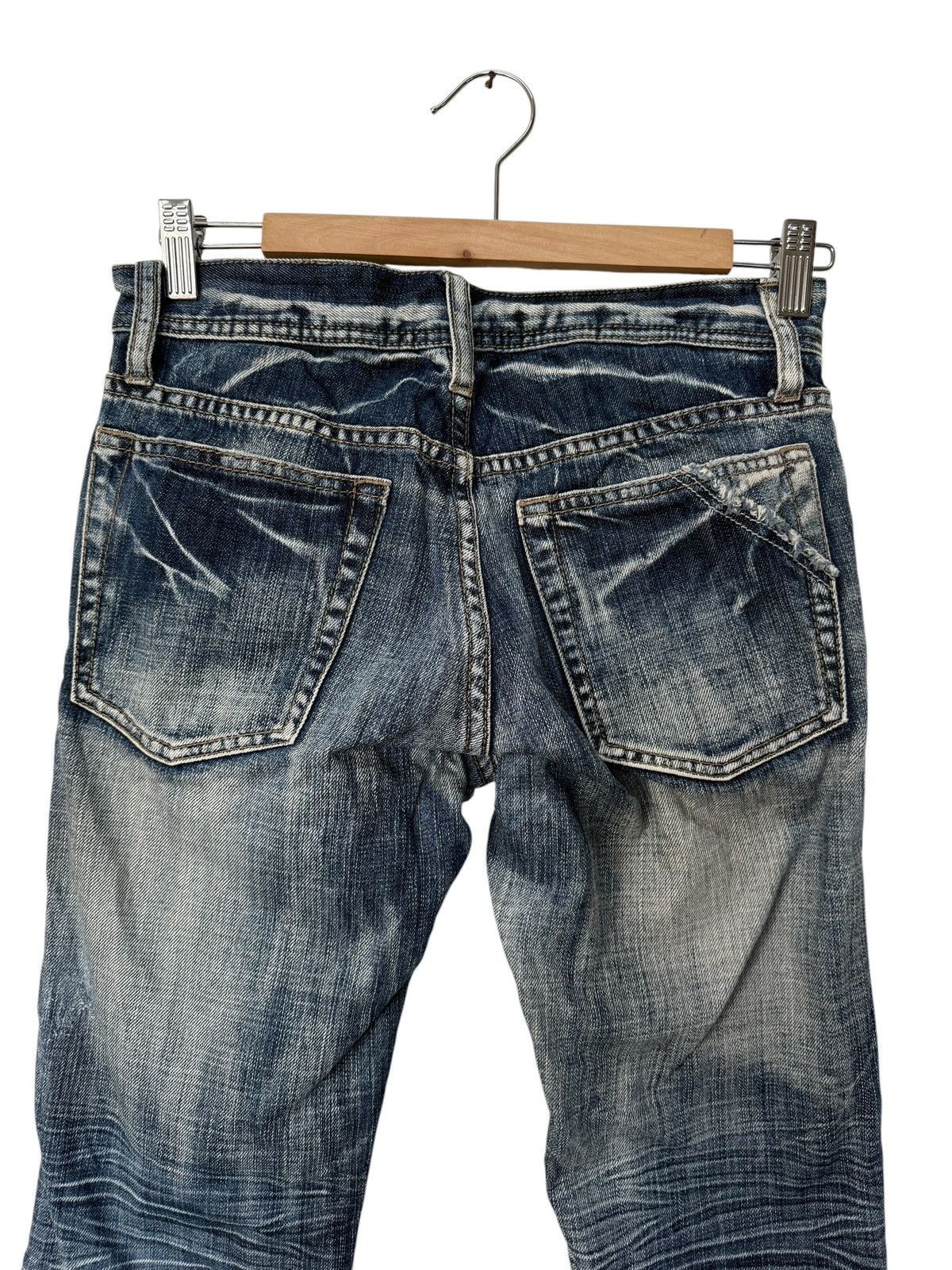 Japanese Brand Vintage Difference Rupert Ripped Denim Jeans Size 28" / US 6 / IT 42 - 5 Thumbnail