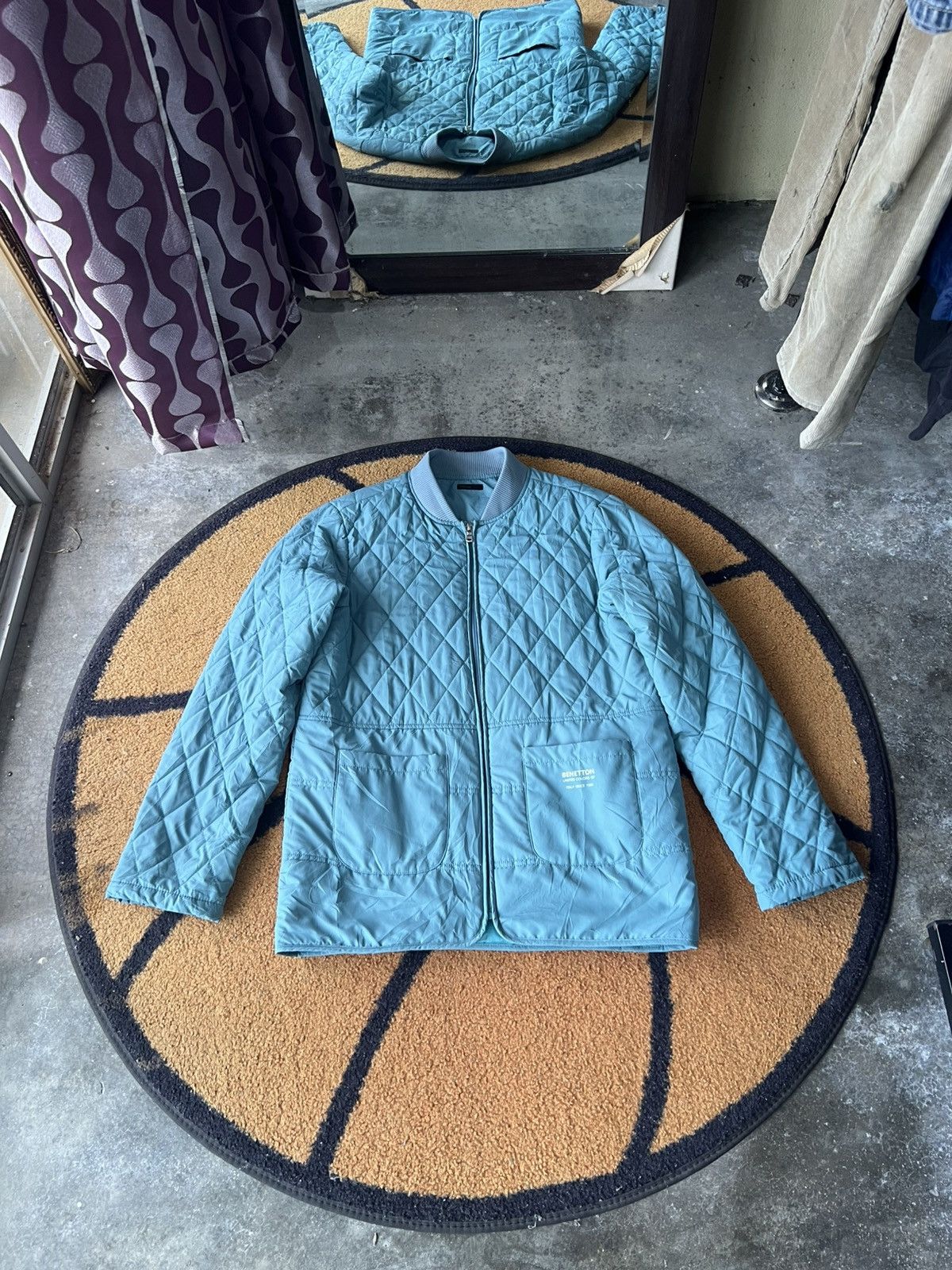 United Colors Of Benetton 🔥Stile Benetton United Colors of Benetton Quilted Jacket Size S / US 4 / IT 40 - 1 Thumbnail