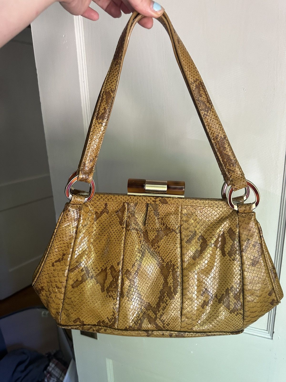 Vintage Snake Skin purse Size ONE SIZE - 11 Thumbnail