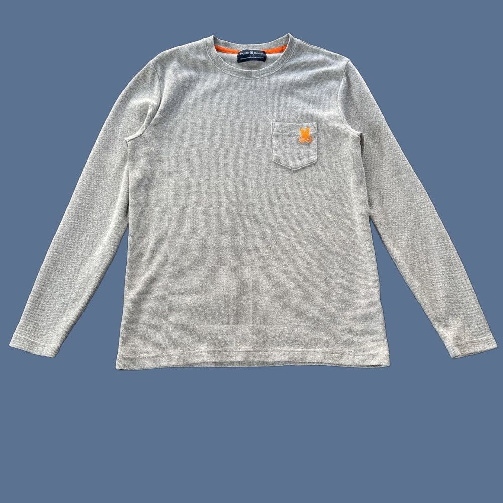 Psycho Bunny Psycho Bunny Shirt Mens Small Gray Val Waffle Knit Lounge Long Sleeve Pocket Size US S / EU 44-46 / 1 - 1 Thumbnail