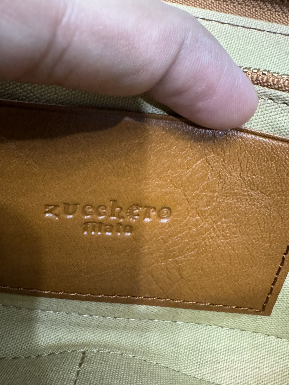 Issey Miyake × Japanese Brand × Leather ZUCCHERO FILATO CALF BODY HAIR WALLET BAG Size ONE SIZE - 7 Thumbnail