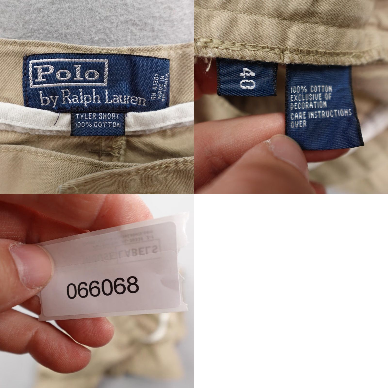 Polo Ralph Lauren VINTAGE Polo Ralph Lauren Shorts Mens 40 Chino Pleated Pony Logo Khaki Tan 9in Inseam 38W Beige Regular Mens Size US L / EU 52-54 / 3 - 8 Thumbnail