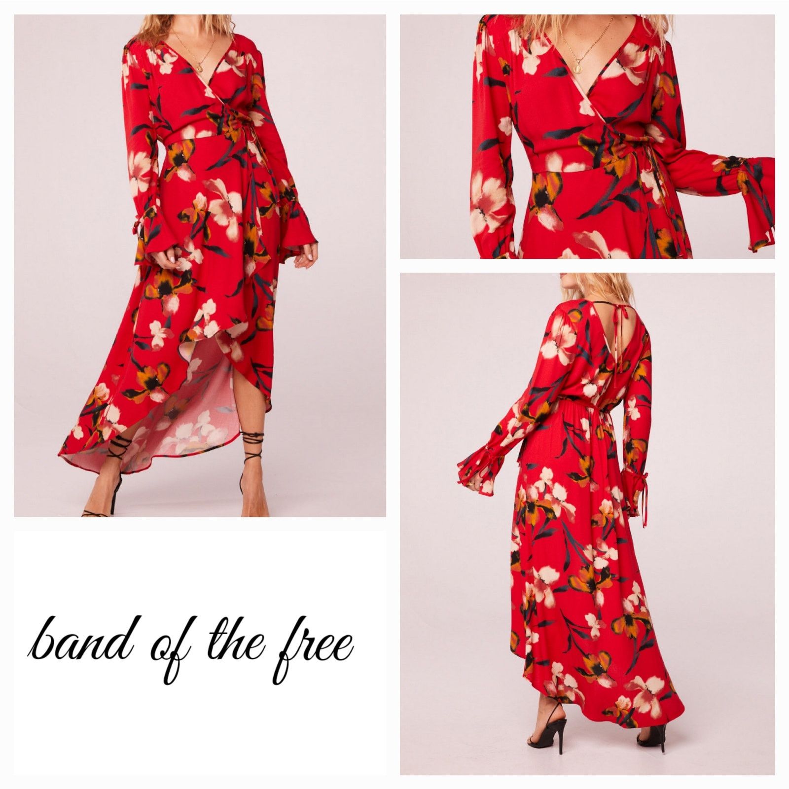 Other NWT Band of the Free Polly Floral Faux Wrap Maxi Dress Sz. M Size M / US 6-8 / IT 42-44 - 1 Thumbnail