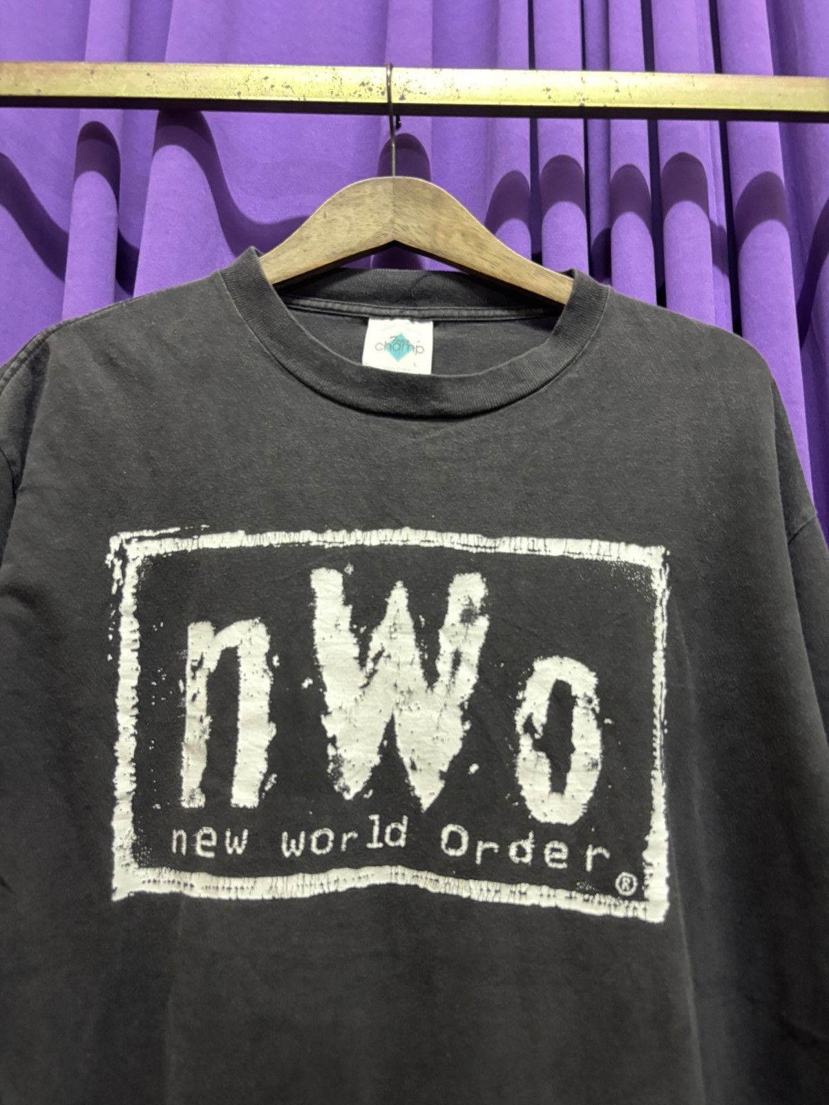 WCW/nWo vintage NWO logo wcw faded classic iconic logo erd style Size US L / EU 52-54 / 3 - 3 Thumbnail