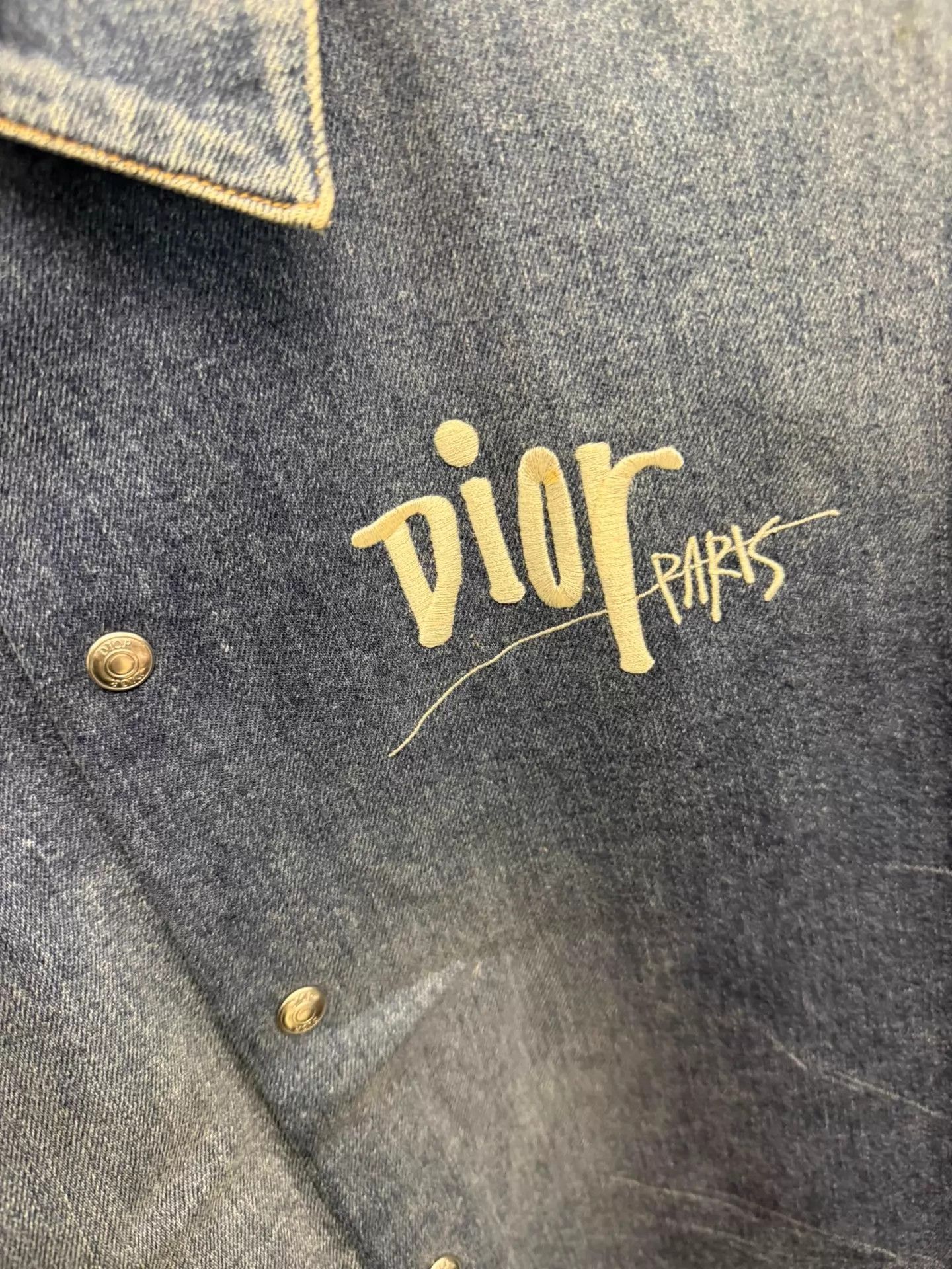 Dior Dior Collab Large Embroidered Logo Jacket 50 Size US M / EU 48-50 / 2 - 3 Thumbnail