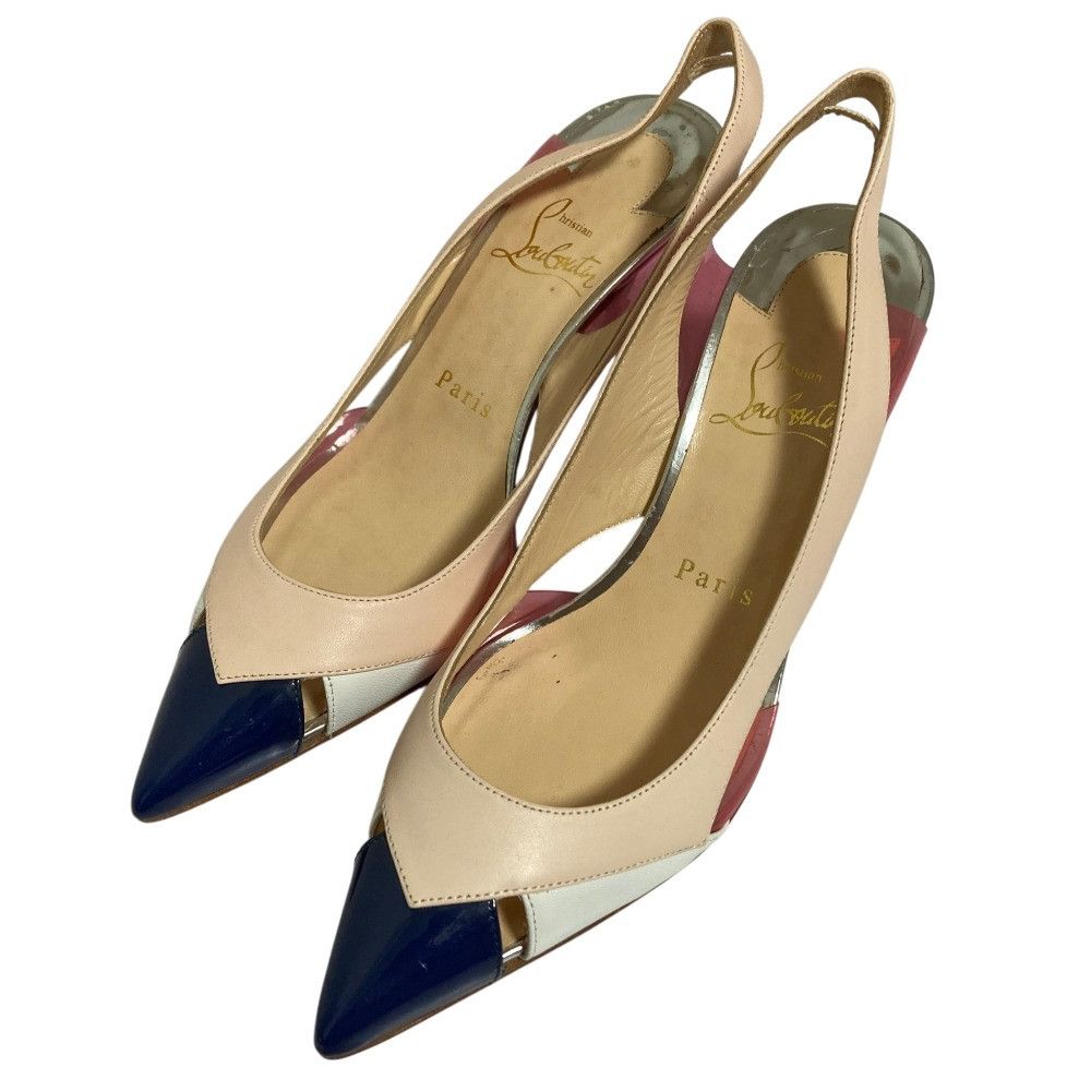 Christian Louboutin Christian Louboutin Christian Louboutin Leather Pointed Toe Slingback Pumps Others Shoes DUTY FREE for USA Size ONE SIZE - 1 Thumbnail