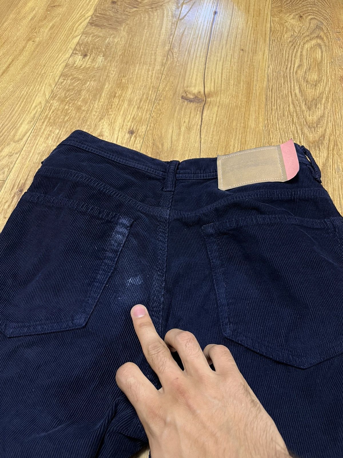 Acne Studios Acne Studios Corduroy Blue Straight Denim Size US 30 / EU 46 - 8 Thumbnail