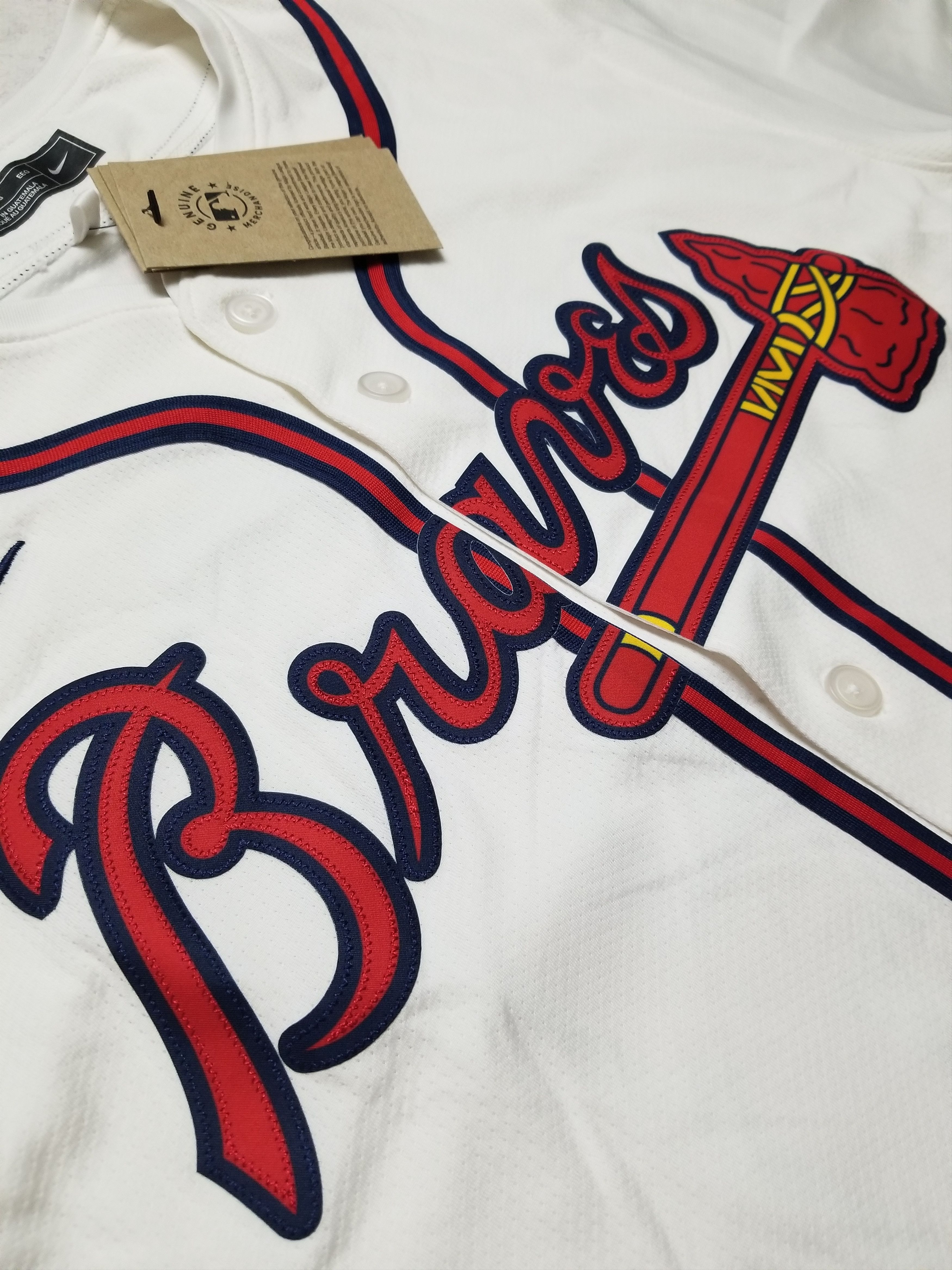 Nike New Nike Atlanta Braves Matt Olson #28 Jersey Size US XXL / EU 58 / 5 - 9 Thumbnail