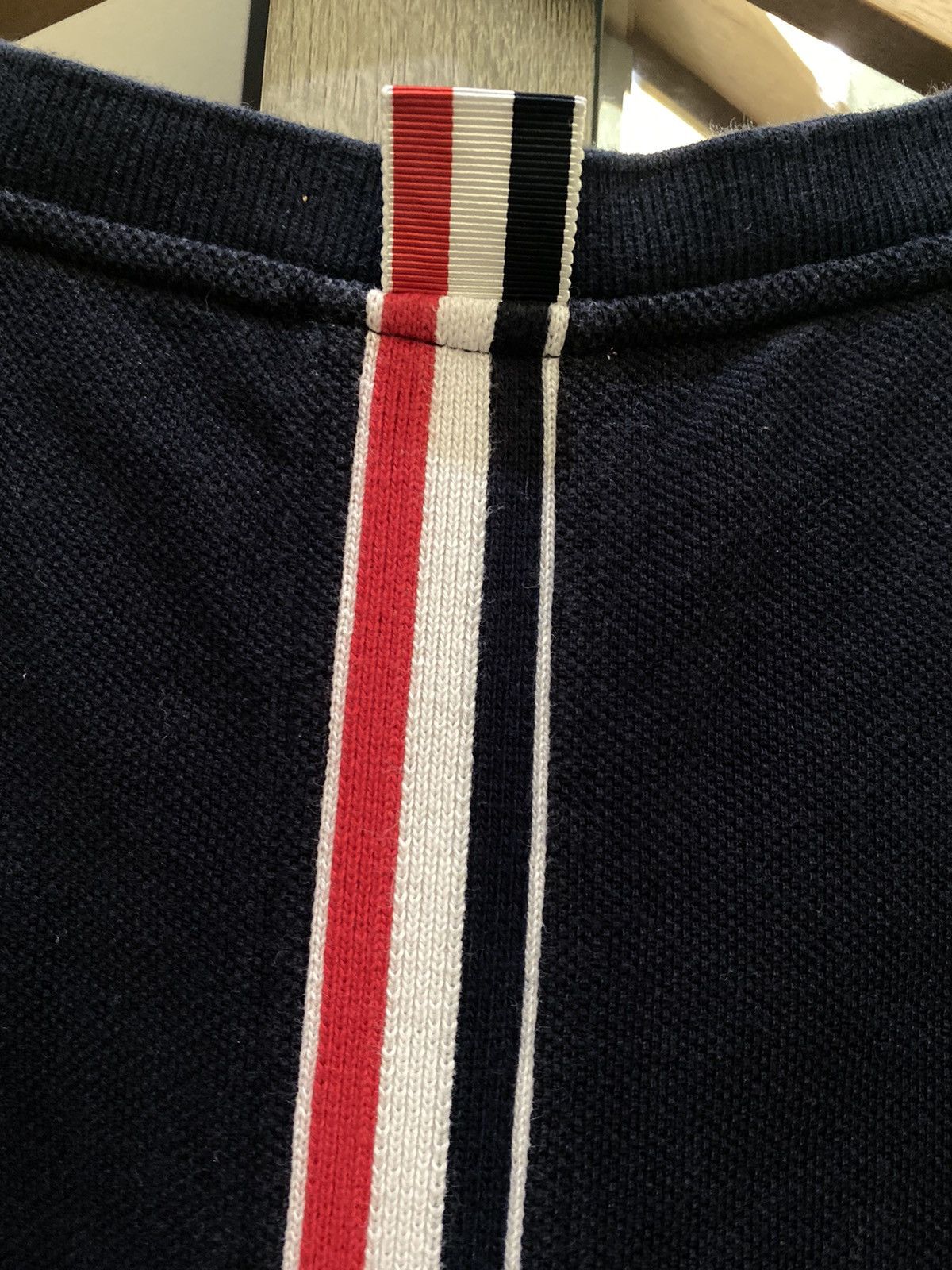 Thom Browne Thom browne back stripe tshirt pique made in italy Size US XL / EU 56 / 4 - 10 Thumbnail