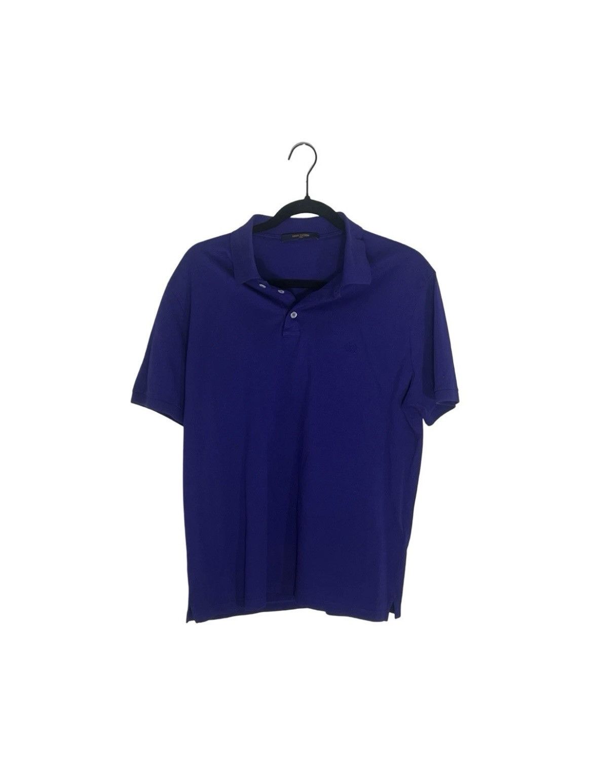 Louis Vuitton Louis Vuitton Men's Plain Purple Polo Short Sleeve Shirt Size US L / EU 52-54 / 3 - 1 Thumbnail