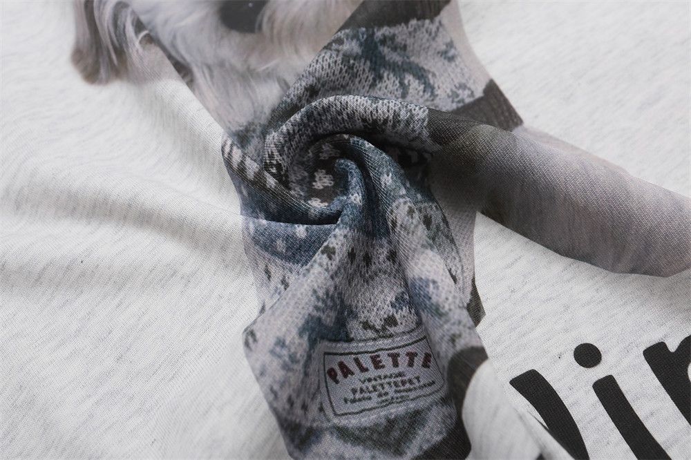 Vintage Men's trendy hip-hop loose puppy print short-sleeved T-shirt Size US M / EU 48-50 / 2 - 5 Thumbnail