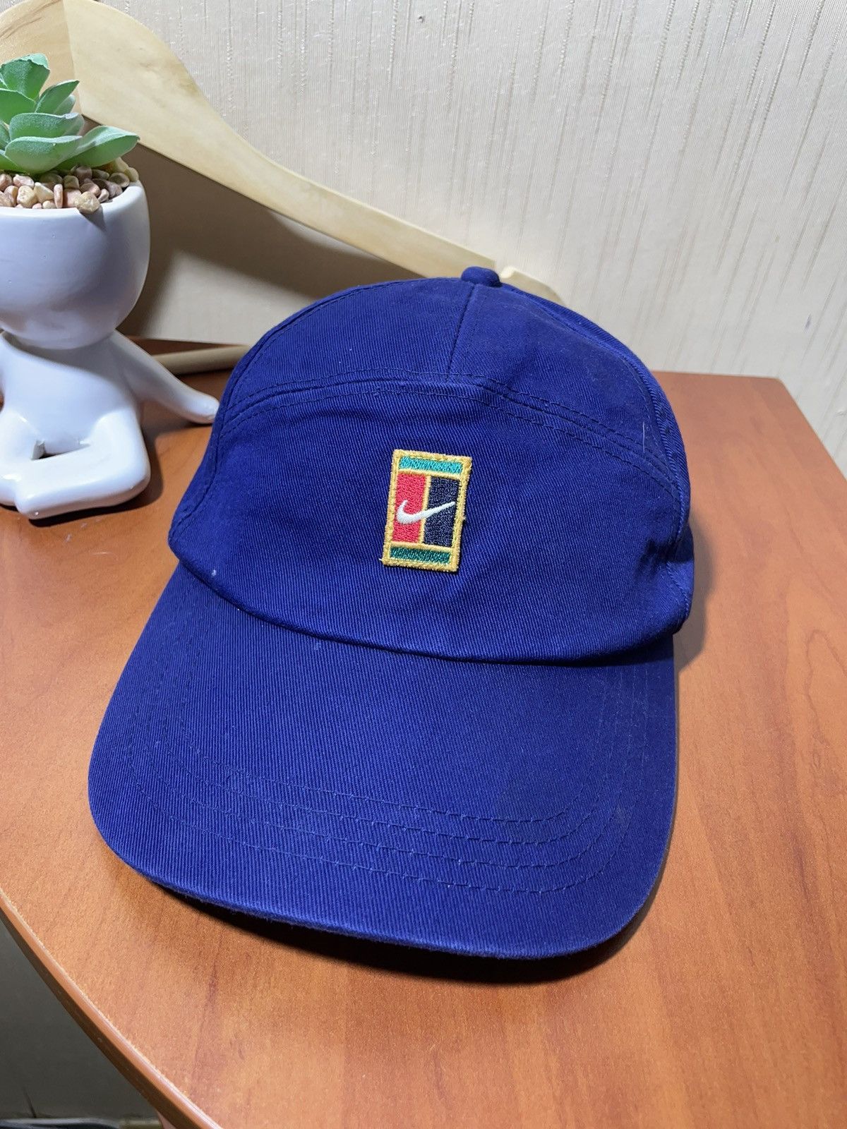 Nike × Vintage Nike court vintage cap 90s Size ONE SIZE - 1 Thumbnail