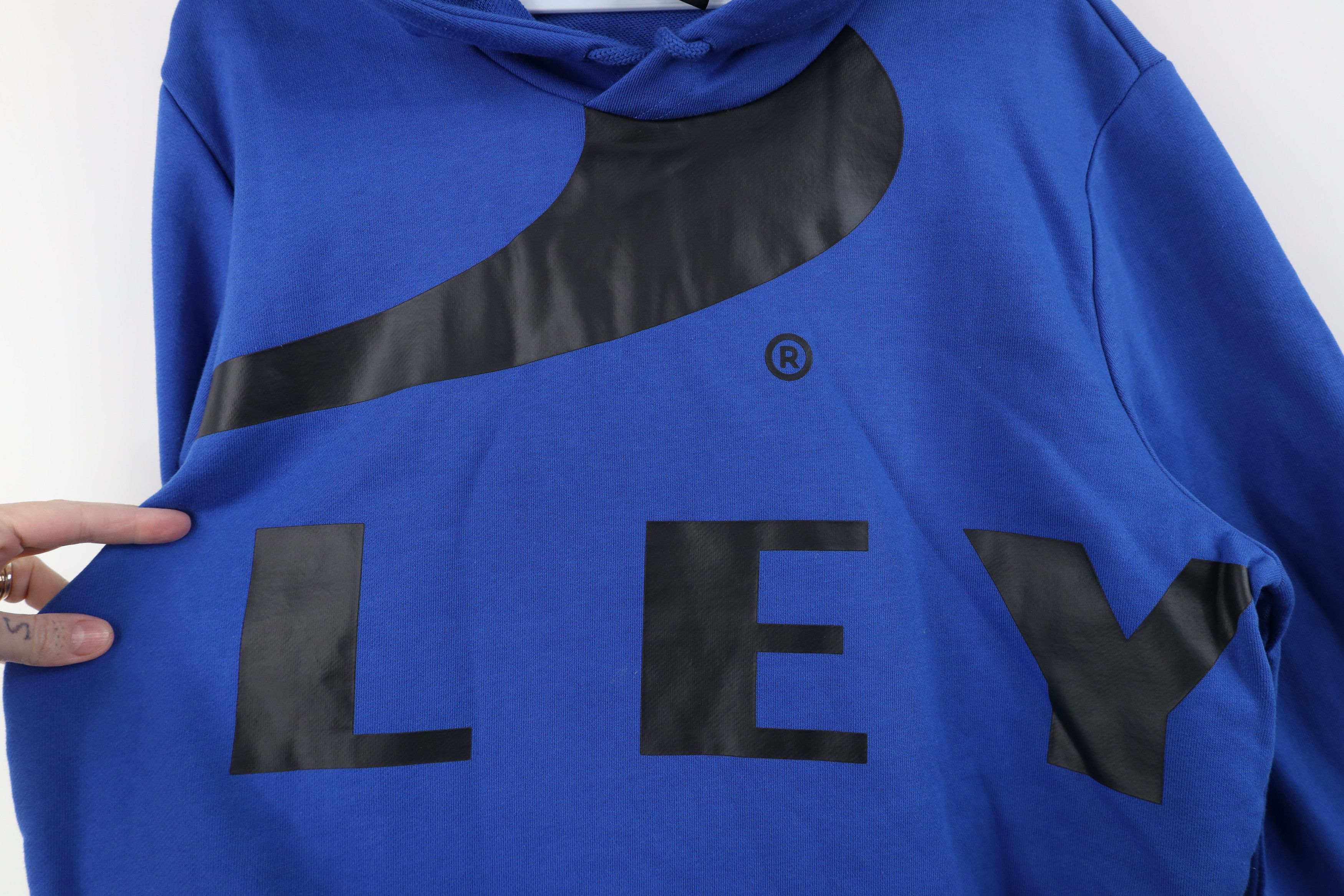 Oakley Vintage Y2K Oakley Spell Big Logo French Terry Hoodie Blue Size US L / EU 52-54 / 3 - 4 Thumbnail