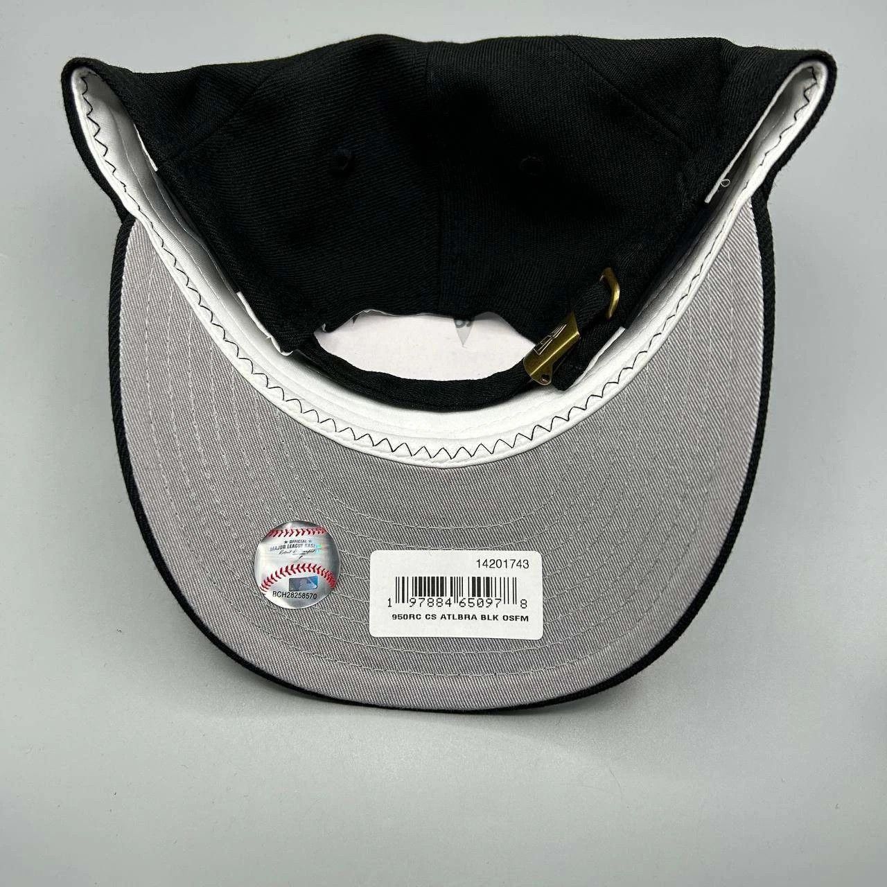 New Era Atlanta Braves Hat Men Strap Back Cap New Retro Crown Wool Size ONE SIZE - 4 Thumbnail