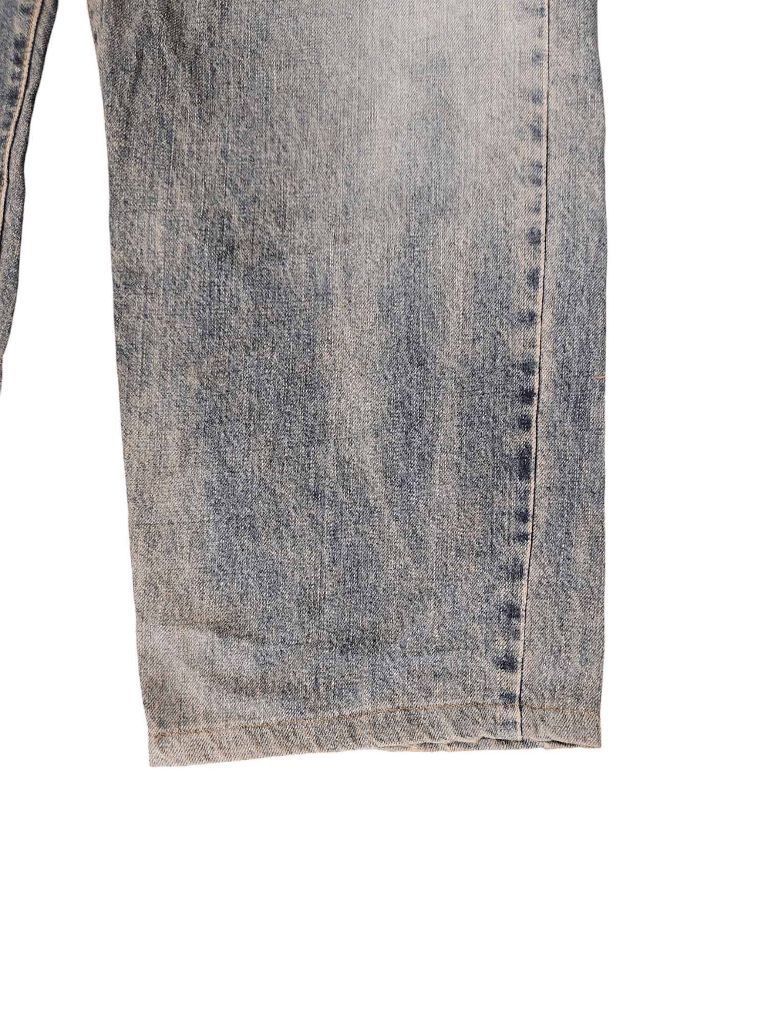 Kapital Baggy Jeans Edwin Japan Distress Faded Denim Wide Leg Jnco Size US 31 - 5 Thumbnail