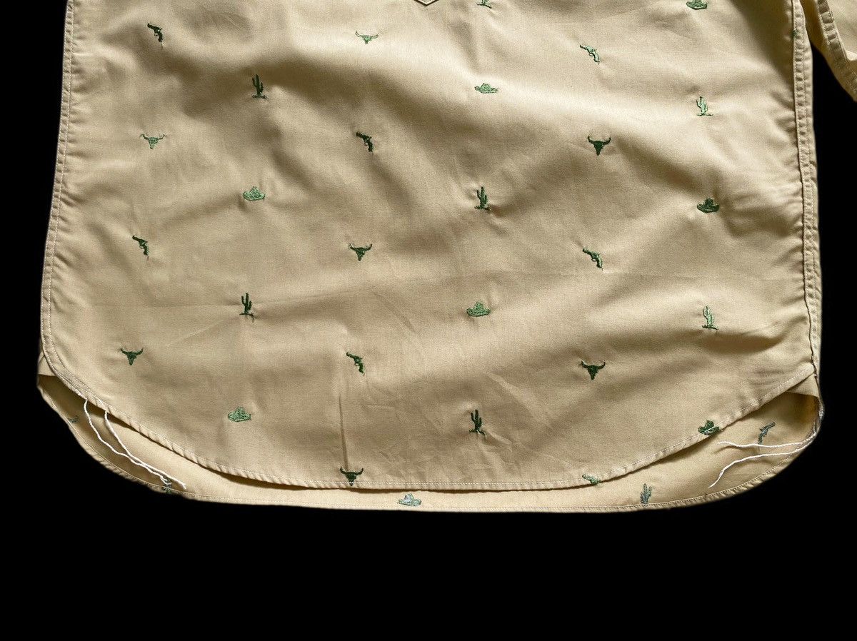 Pherrow's Vintage Pherrow’s Khaki Western-Americana Embroidered Shirt Size US M / EU 48-50 / 2 - 8 Thumbnail