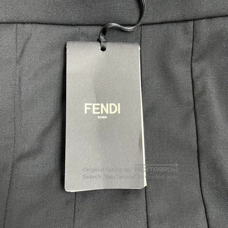 Fendi Fendi Ladies black pleated skirt, medium-length Size 25" / US 0 / IT 36 - 3 Thumbnail
